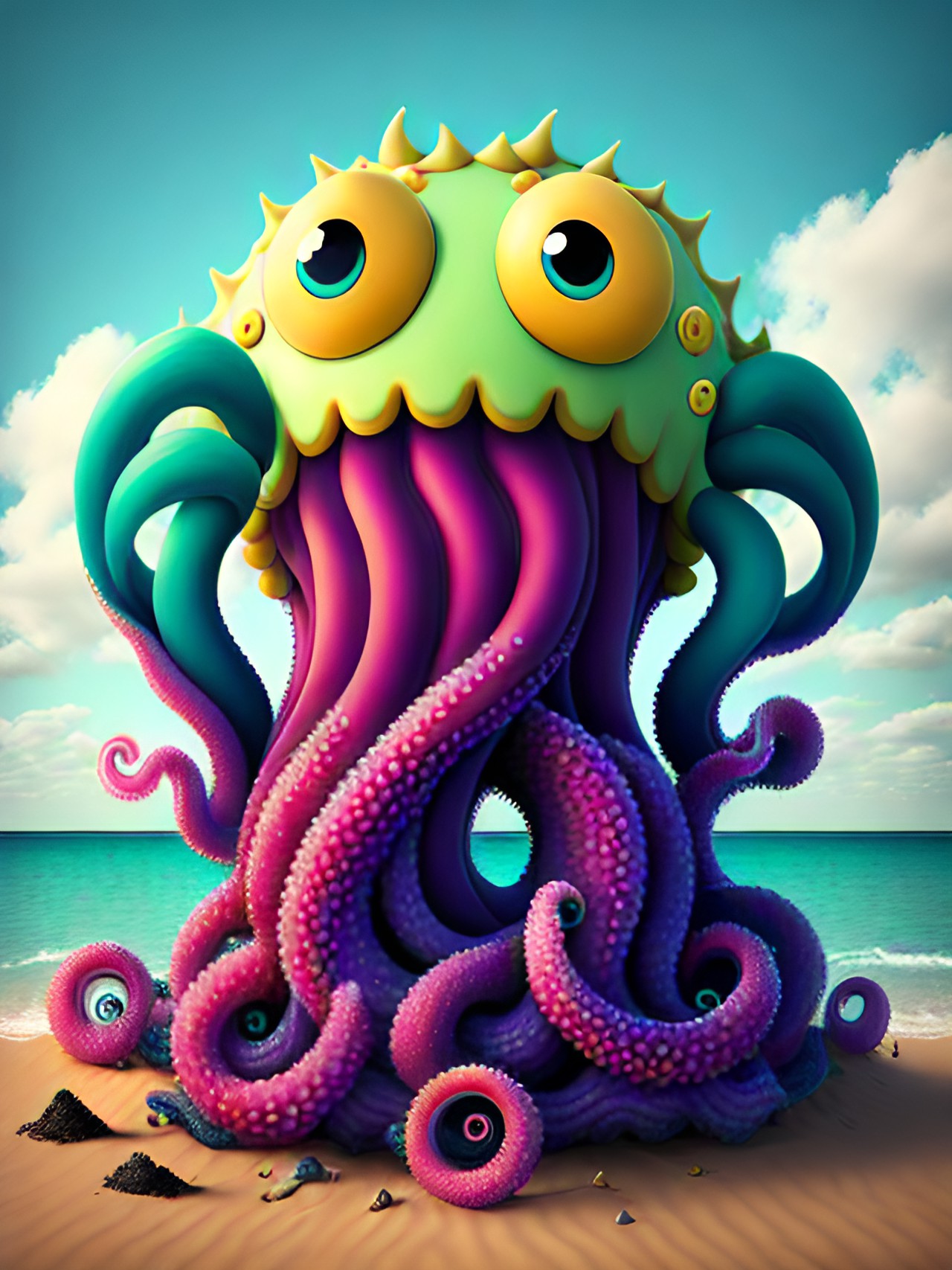 tentacle monster  for president 2024 usa preview