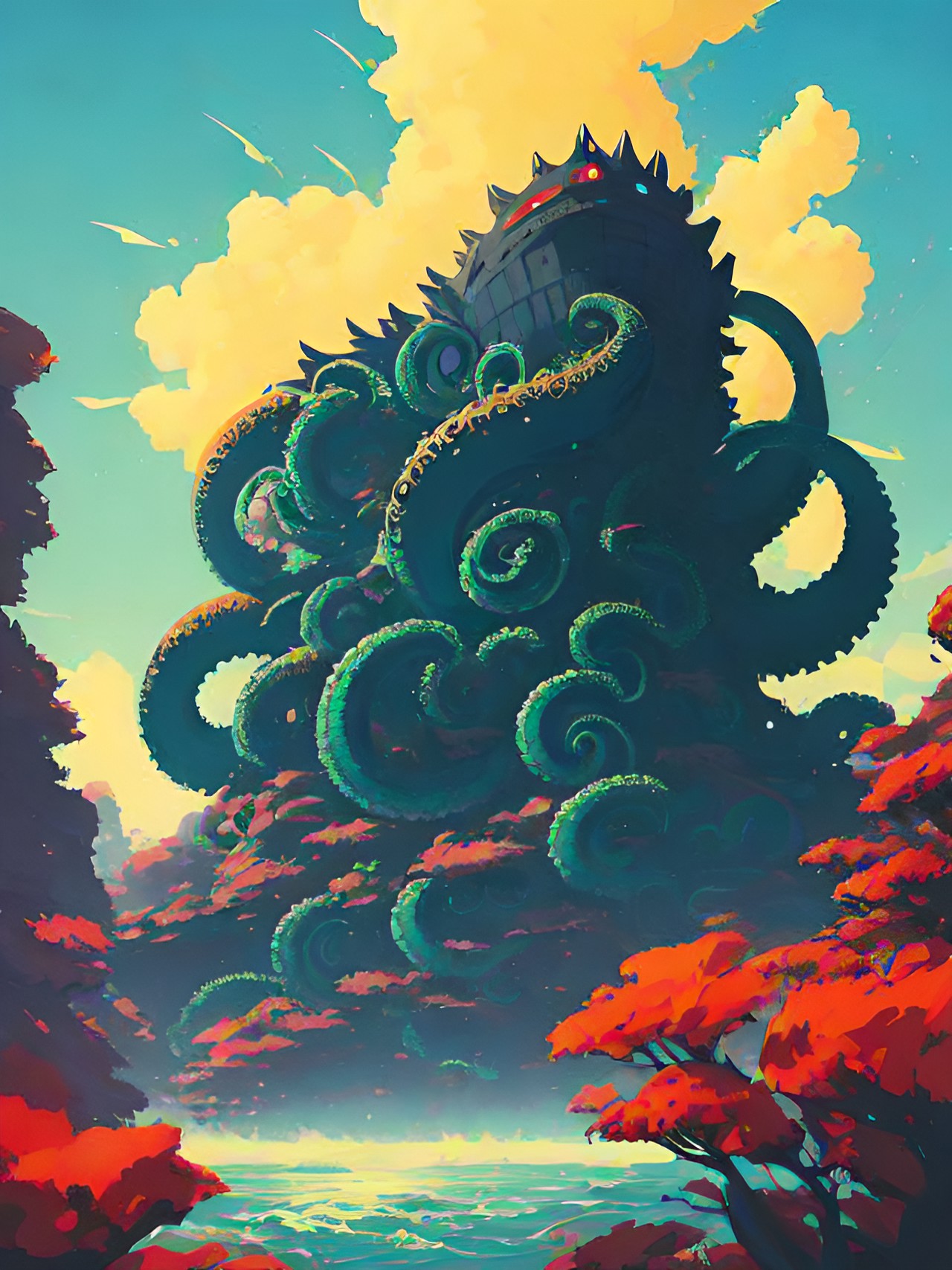 tentacle monster  for president 2024 usa preview