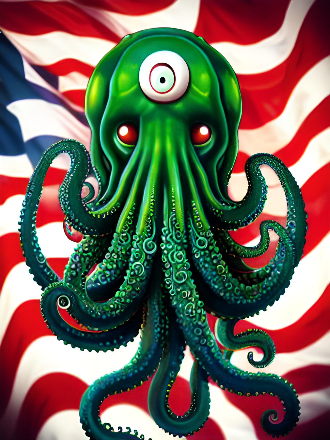 Leader we deserve - tentacle monster  for president 2024 usa preview