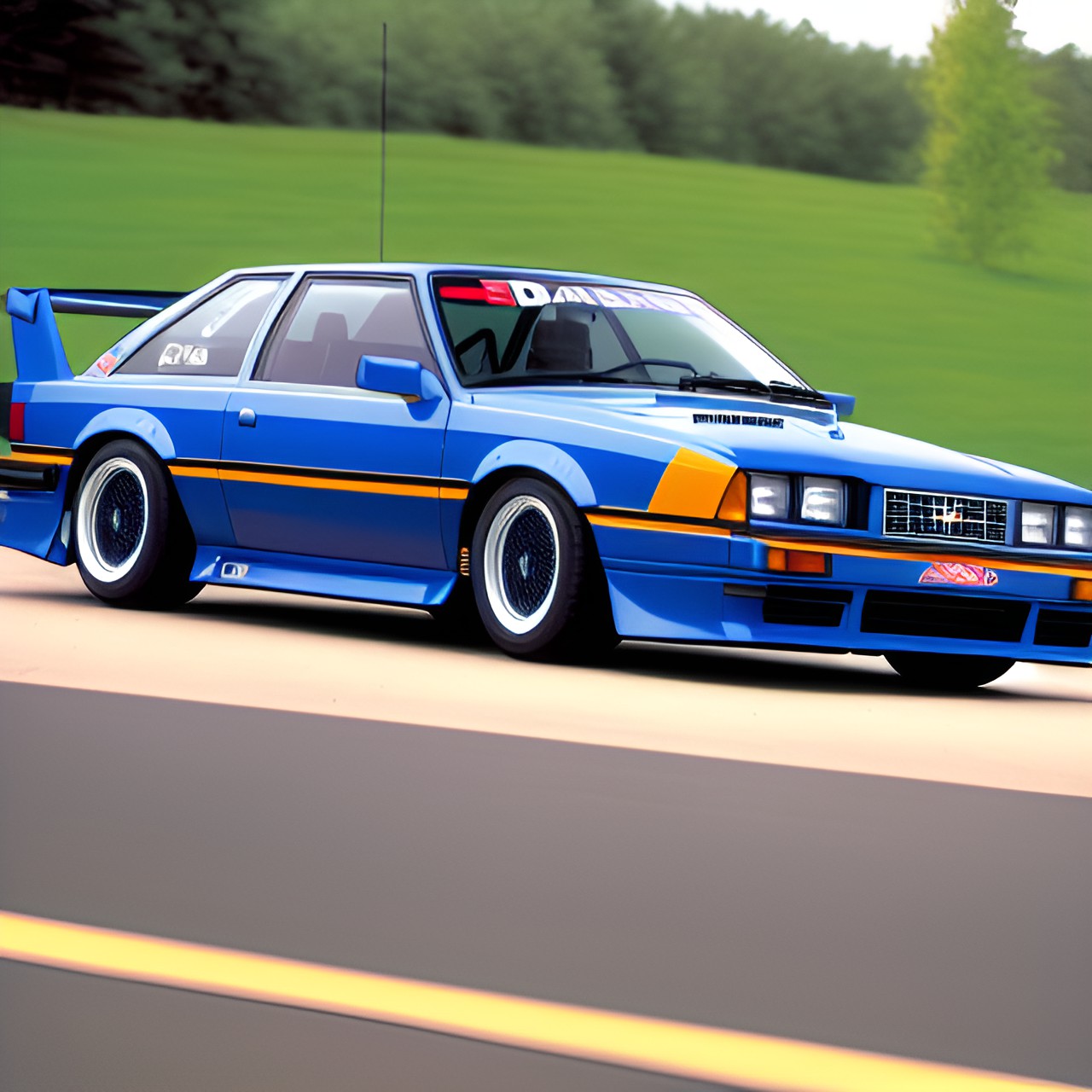 1985 dtm street legal version rectangular aggressive car preview