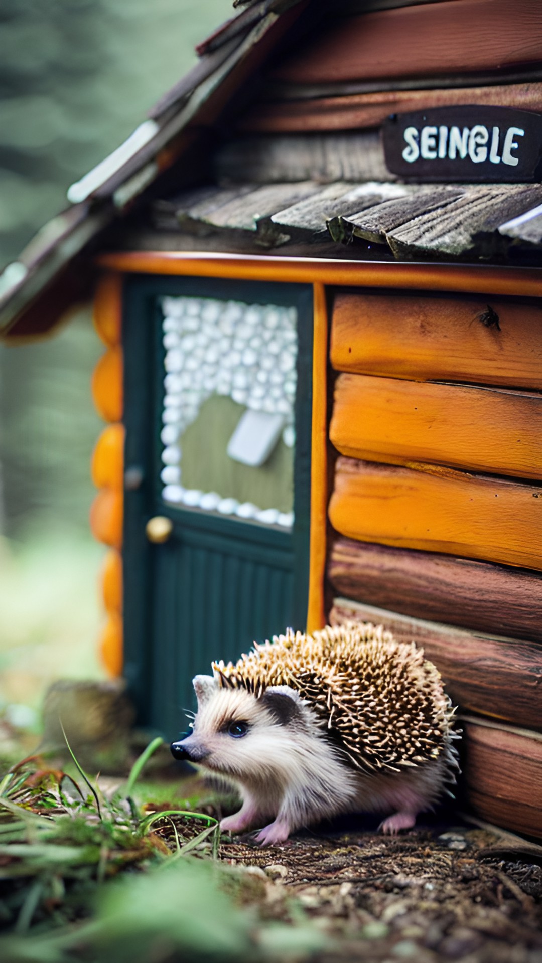 Seingle - hedgehog cozy in a cabin during winter preview