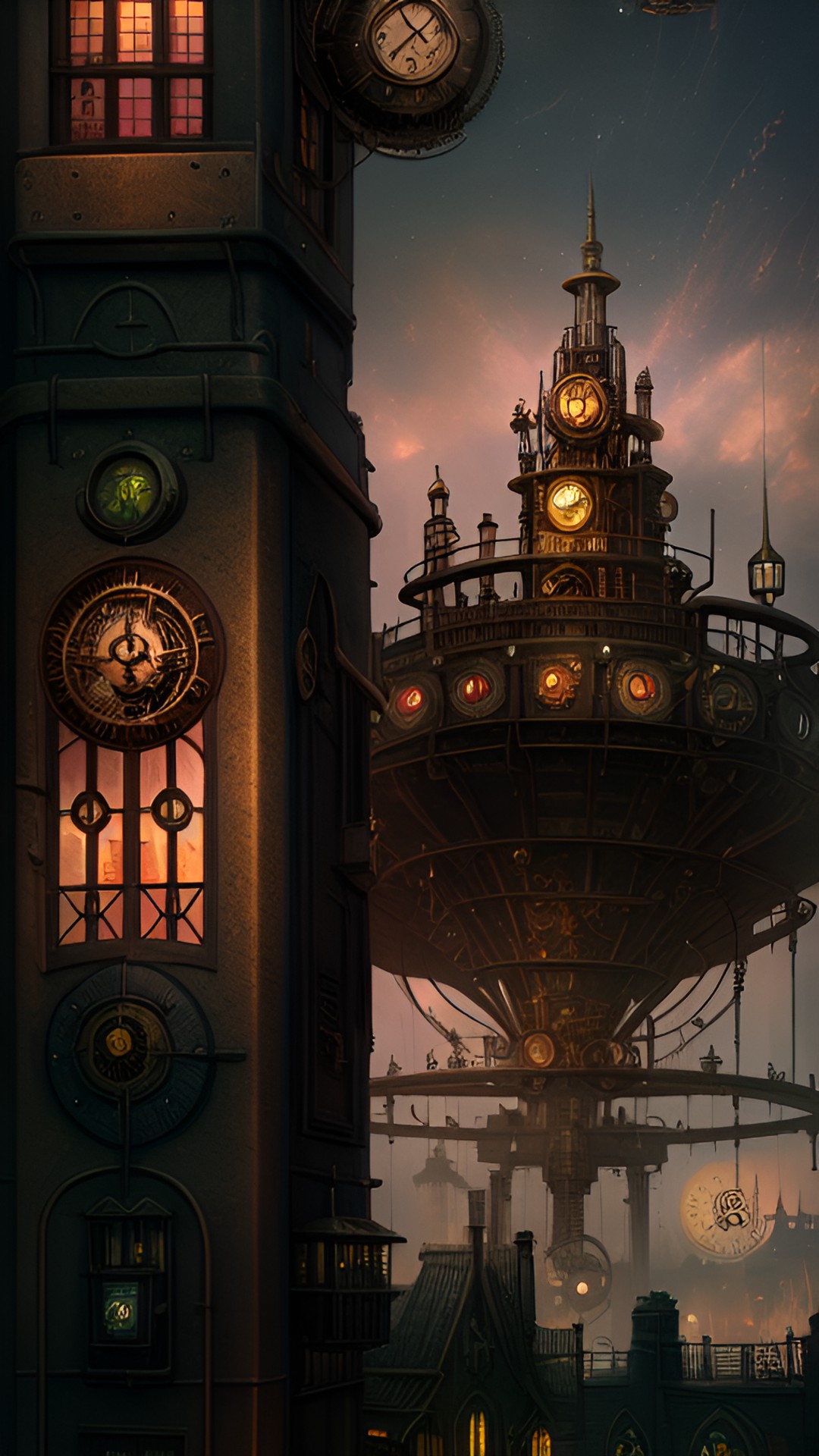 steampunk wizard’s tower preview