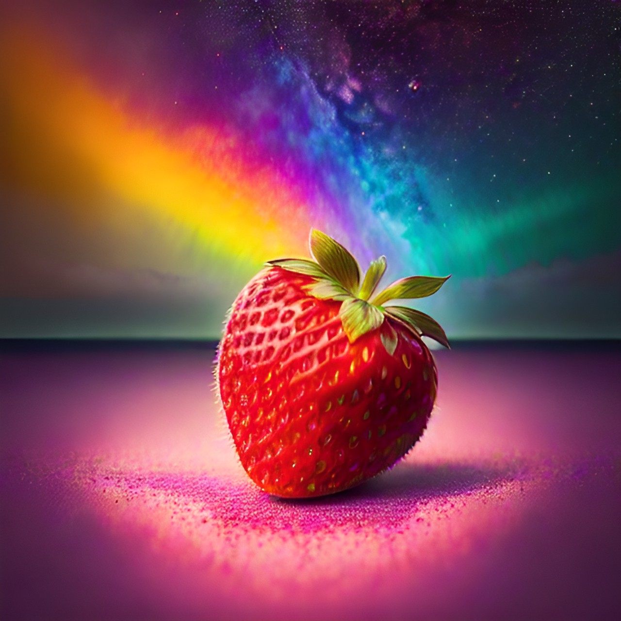 rainbow strawberry preview