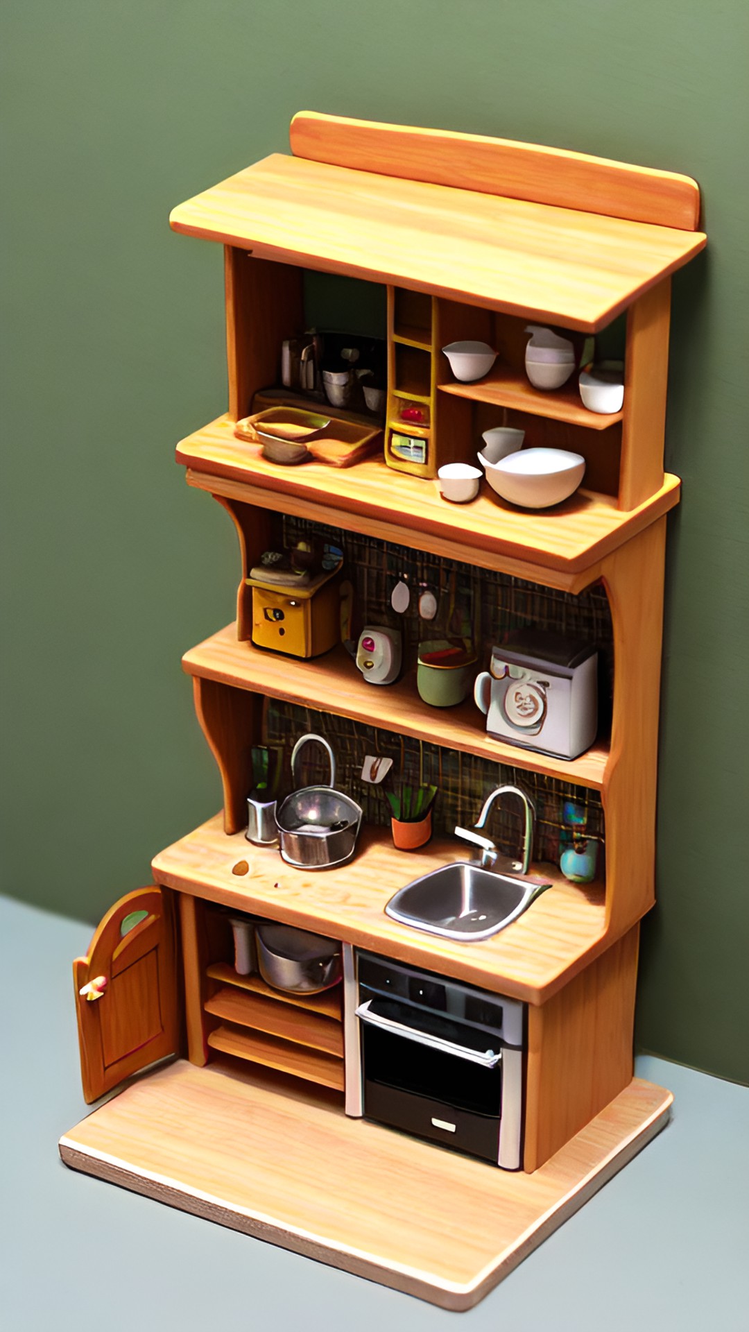 miniature kitchen for mouse people family preview