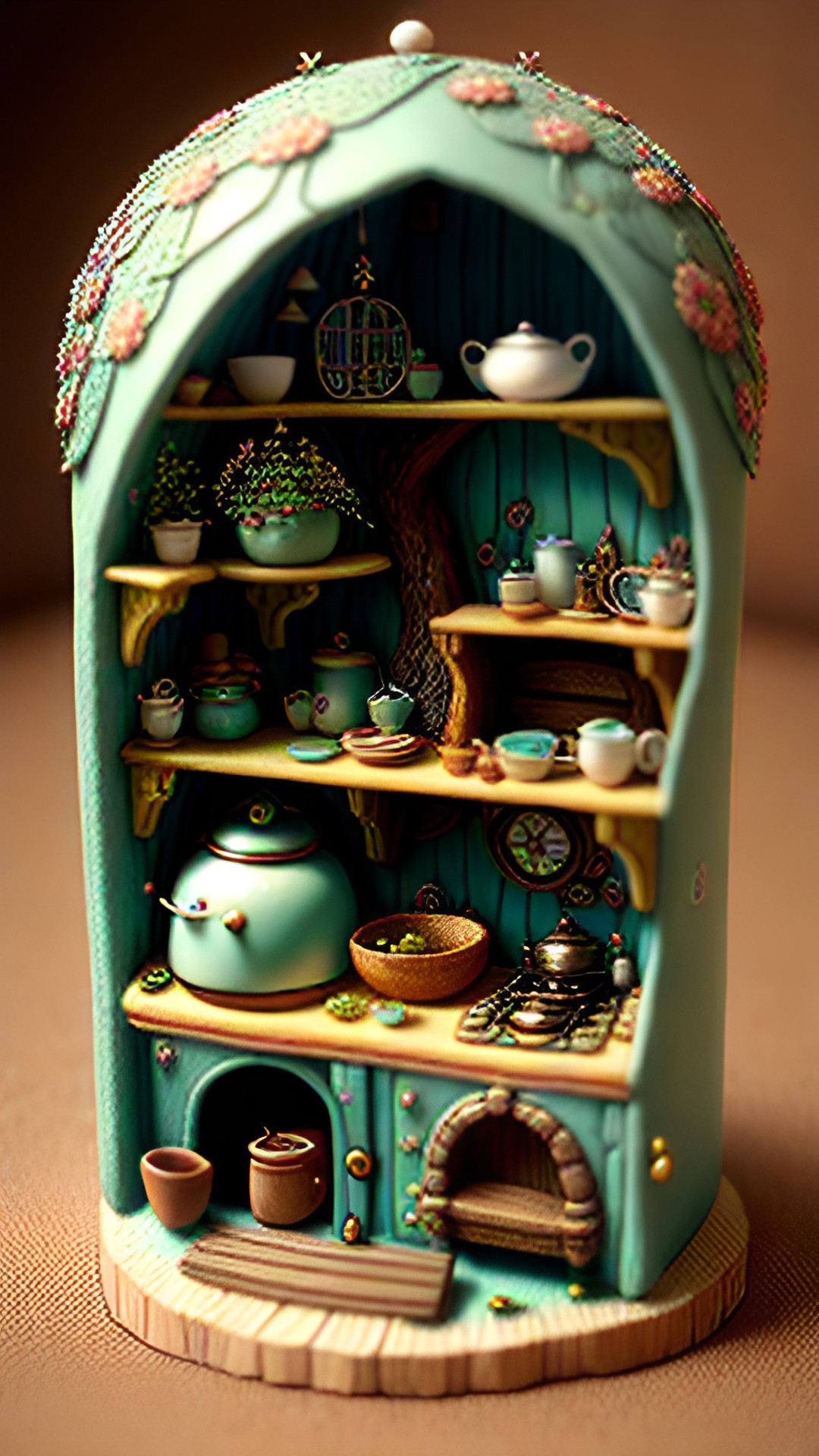 miniature kitchen for fairies preview