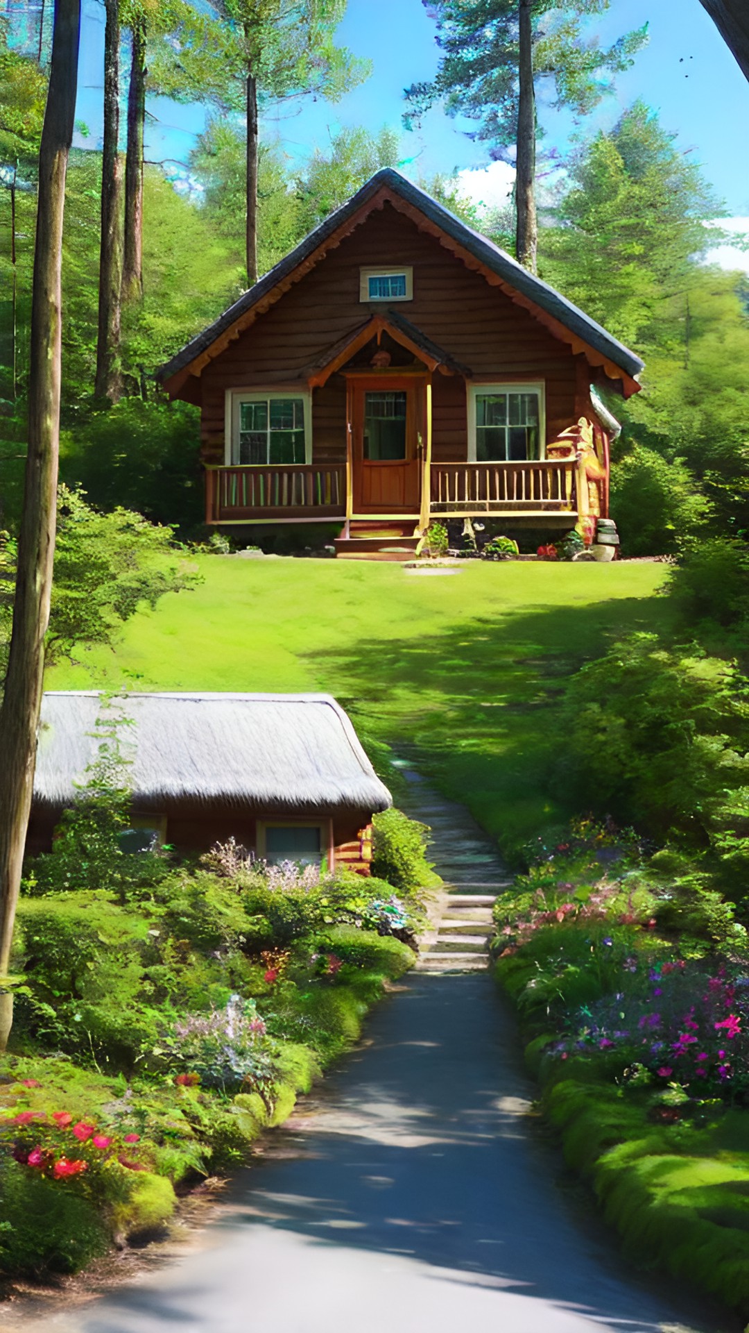 cute cottage in the forest preview