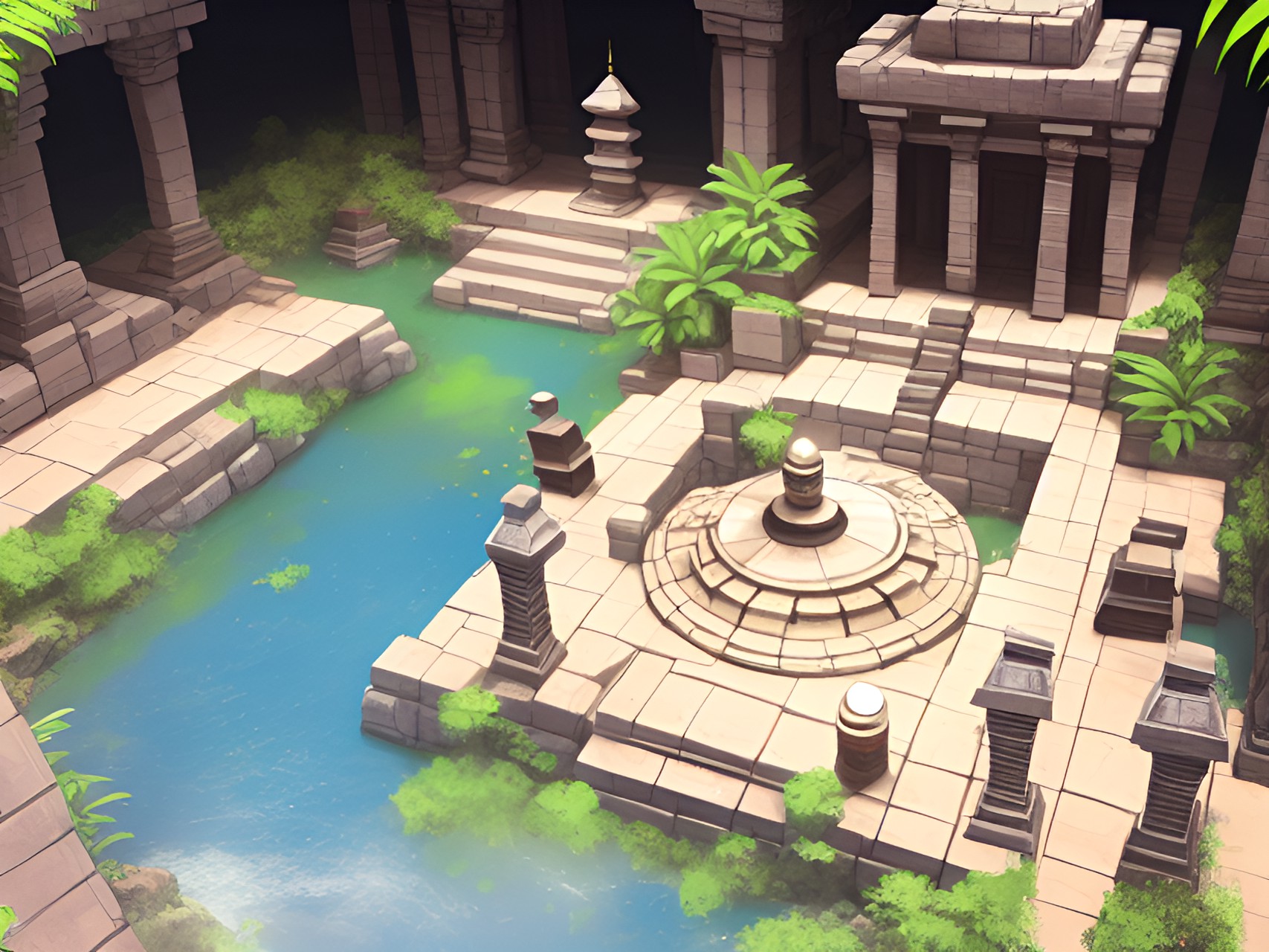 ancient jungle temple preview