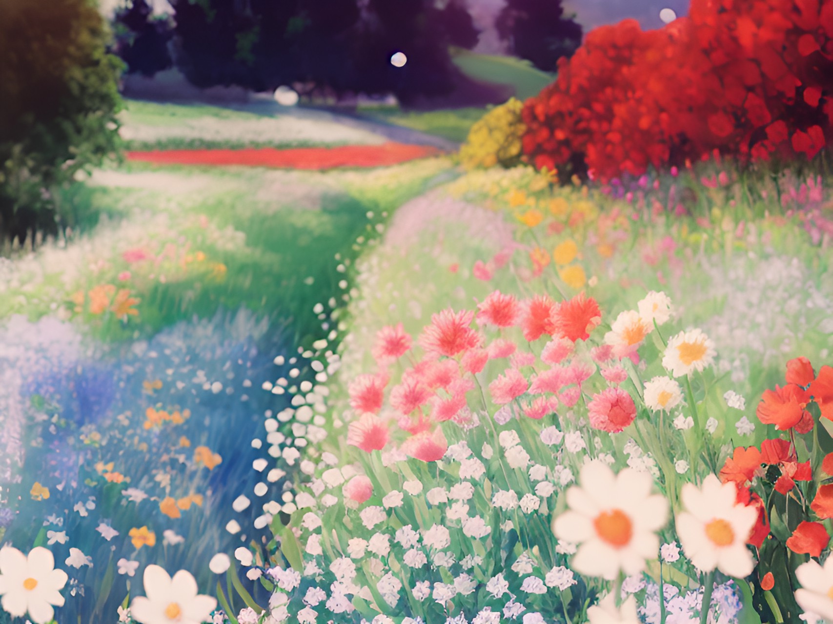 field of flowers preview