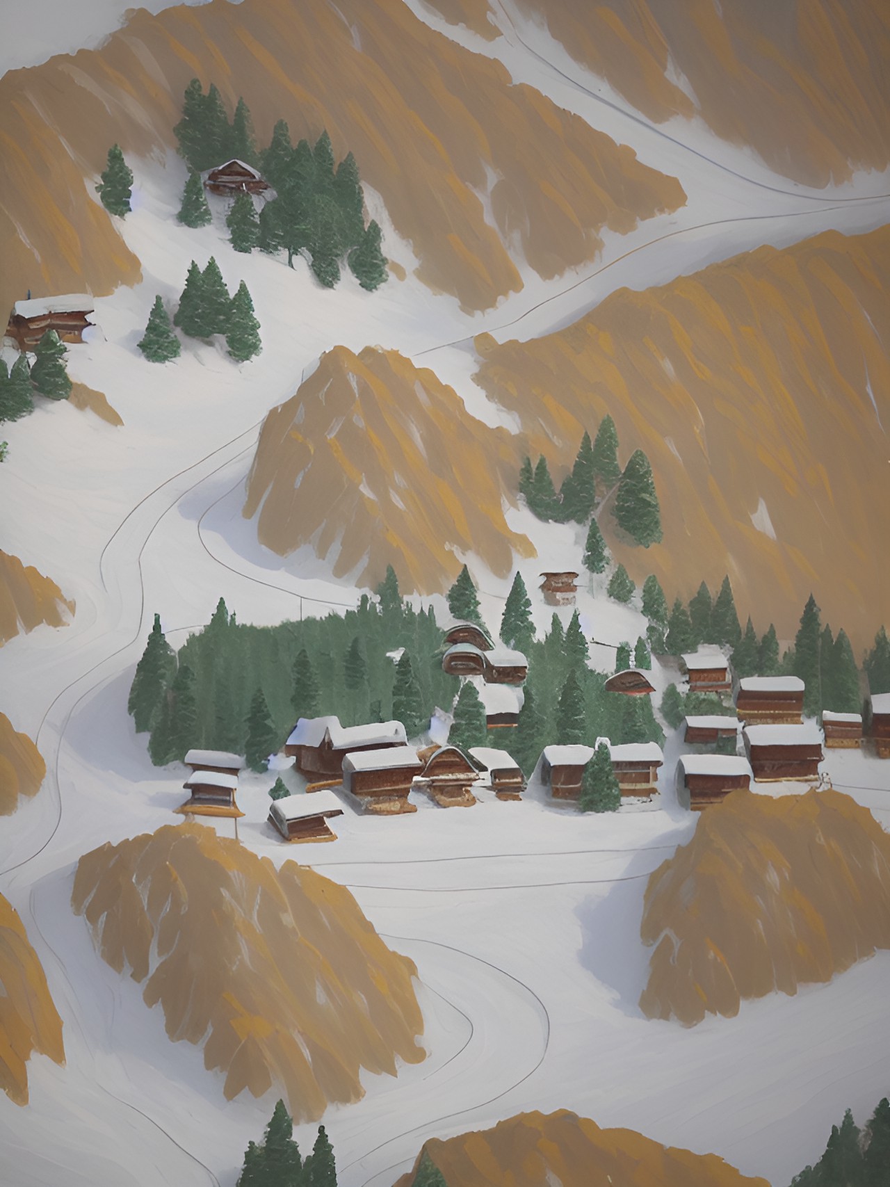 hidden village in the mountains preview