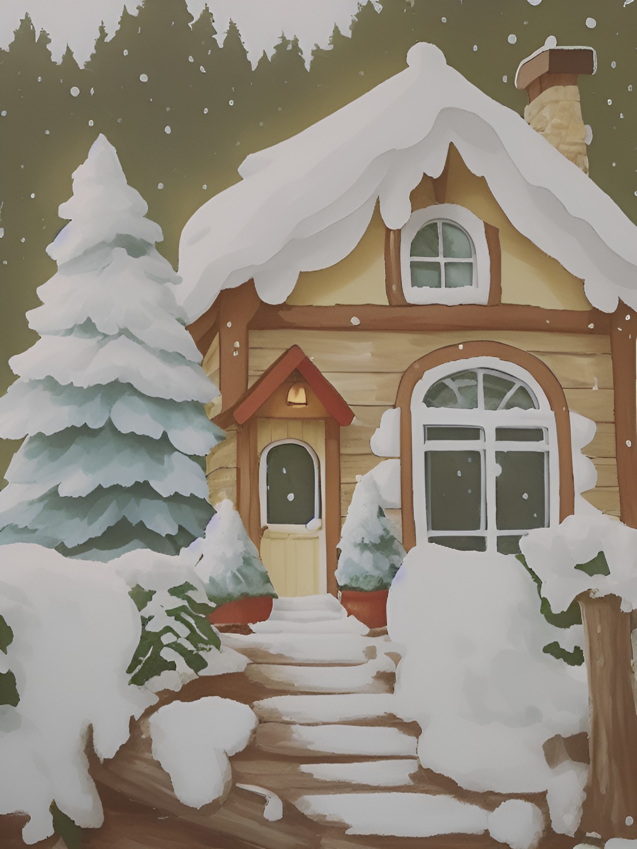 cute cottage in the forest preview