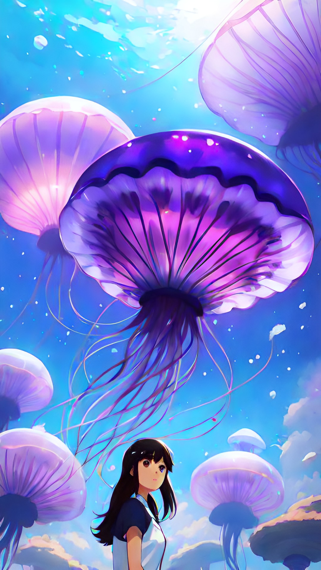 jellyfish sky - a purple jellyfish. preview