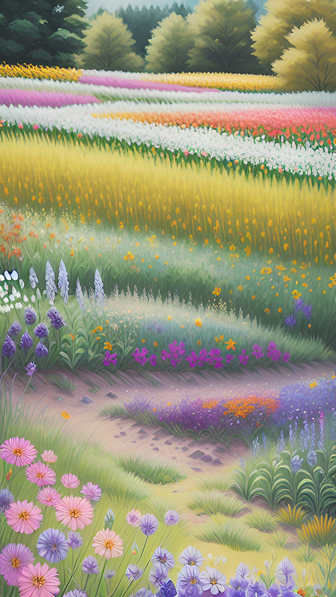 field of flowers preview