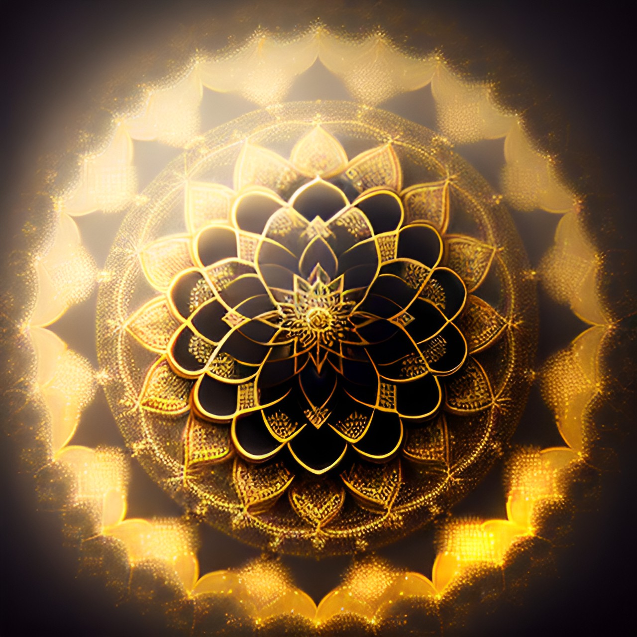 golden mandala preview