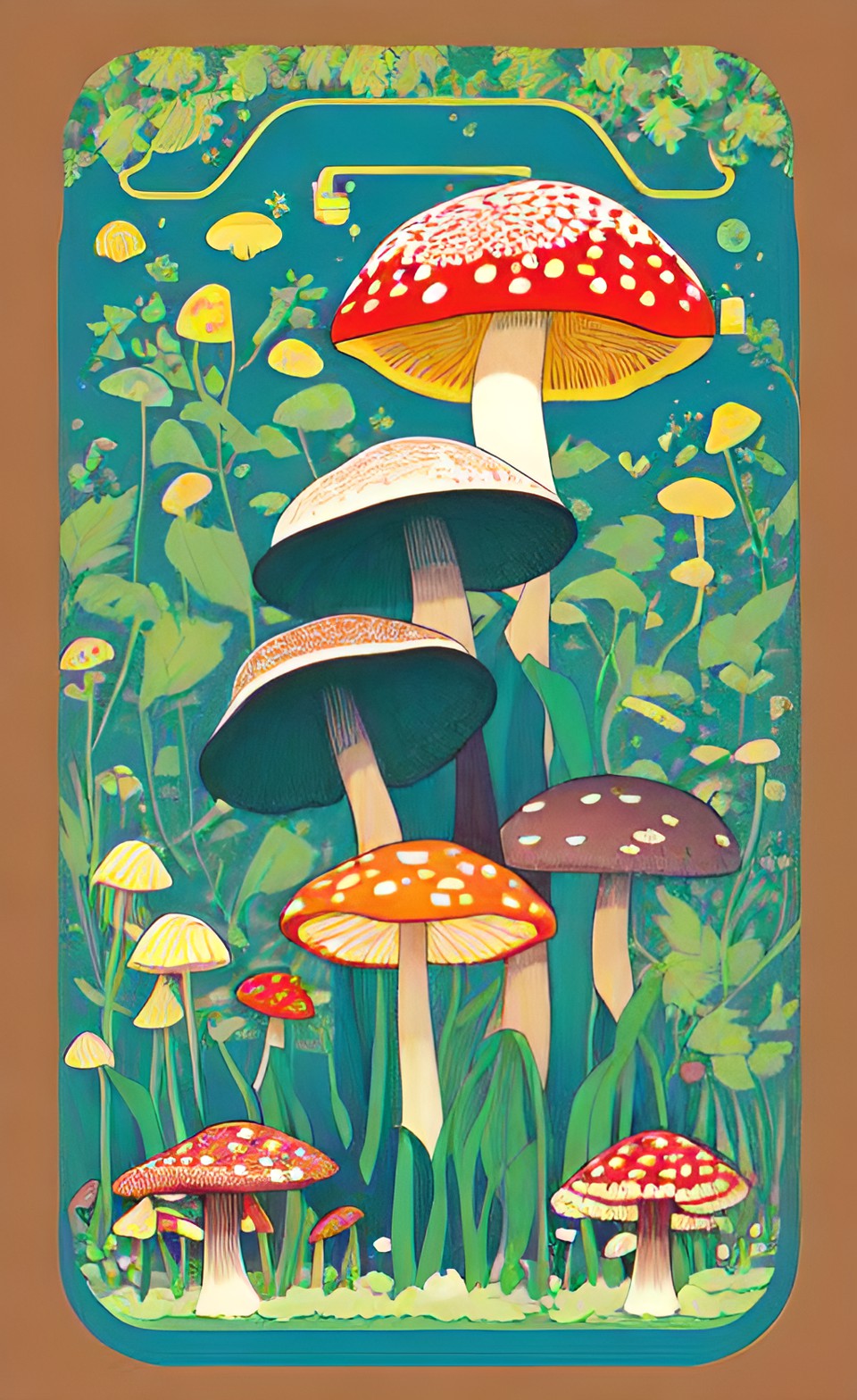 mushroom encyclopedia,cute preview