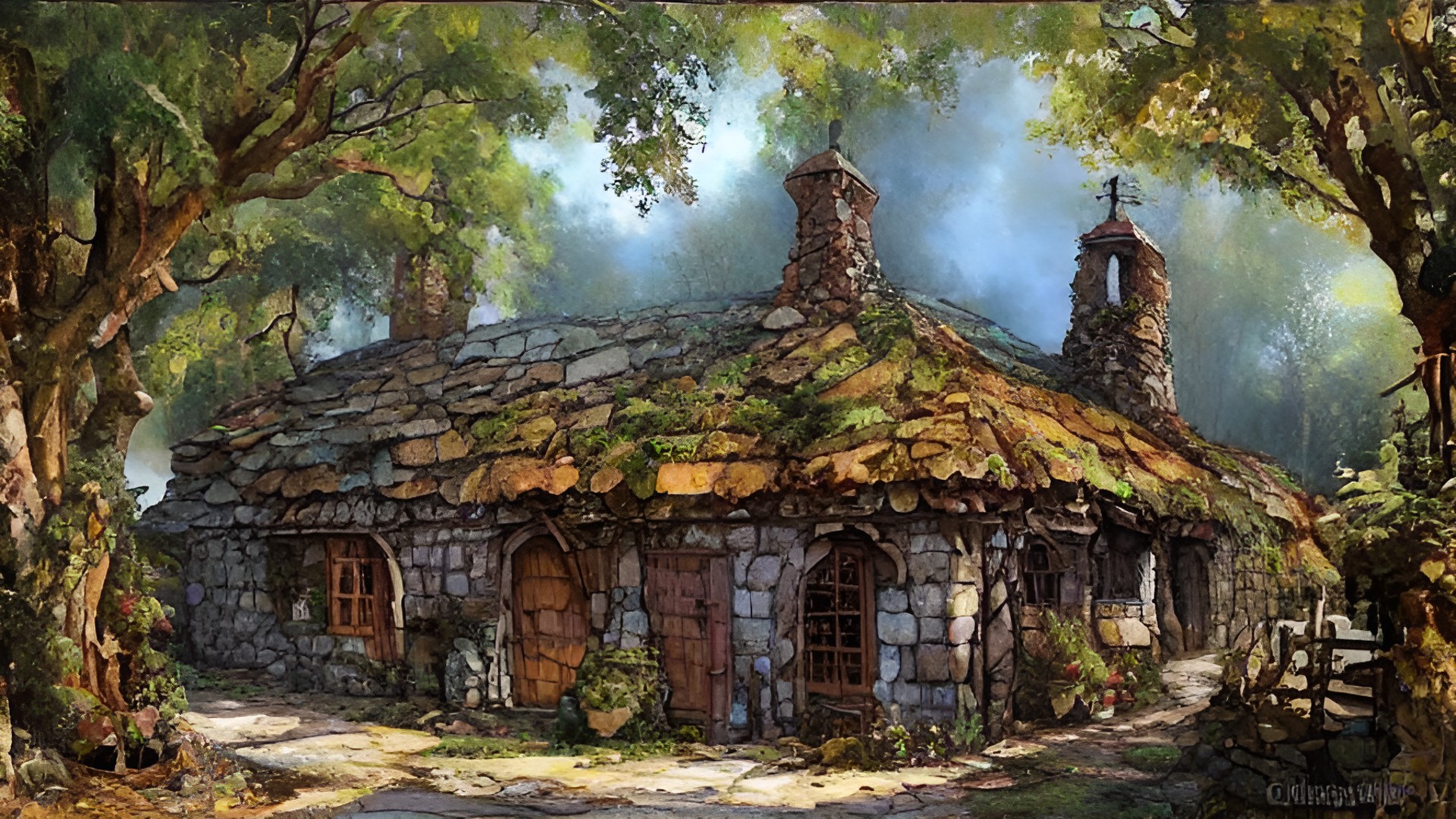 a medieval peasant’s cottage in sherwood forest preview