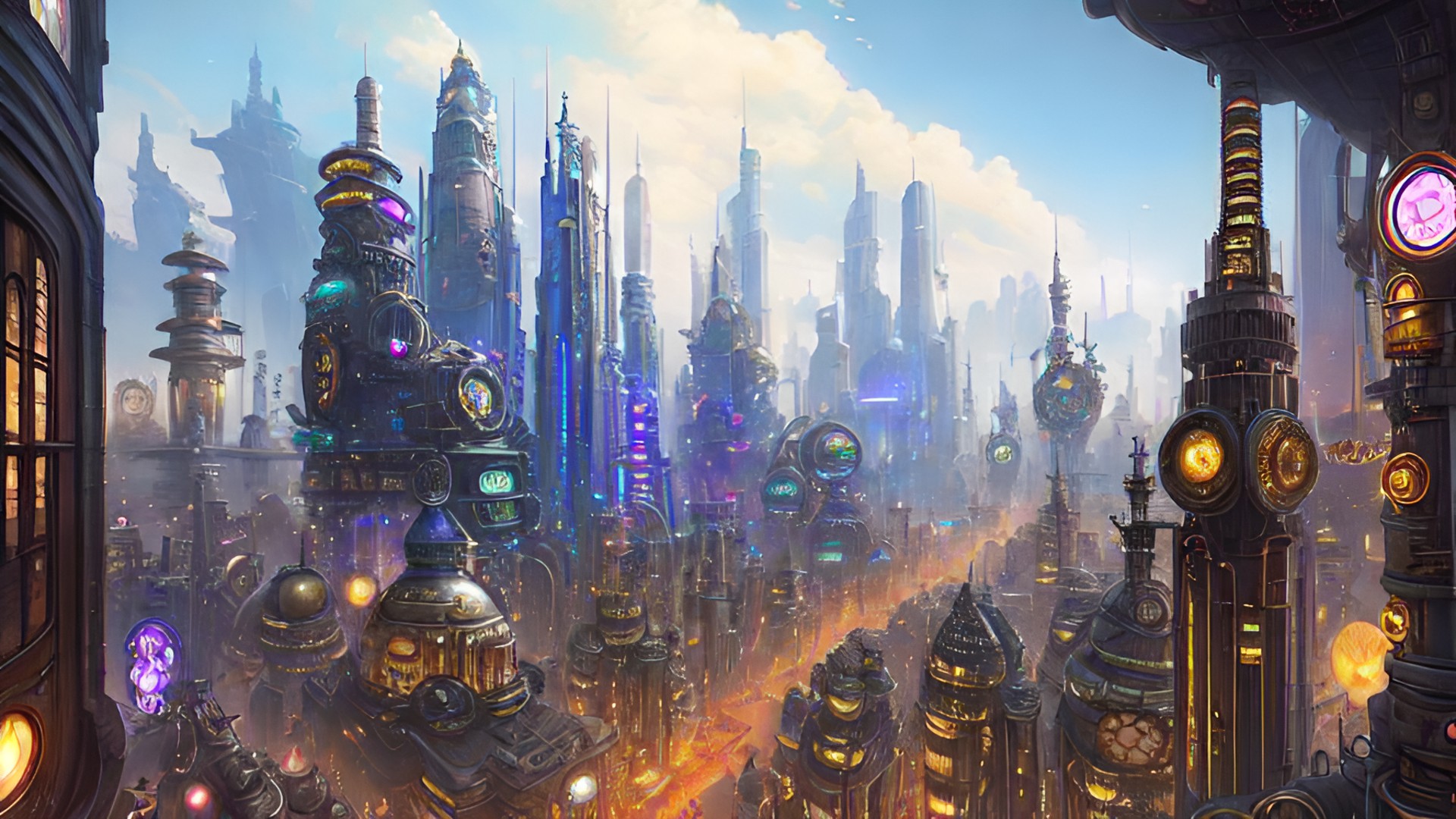 futuristic city preview