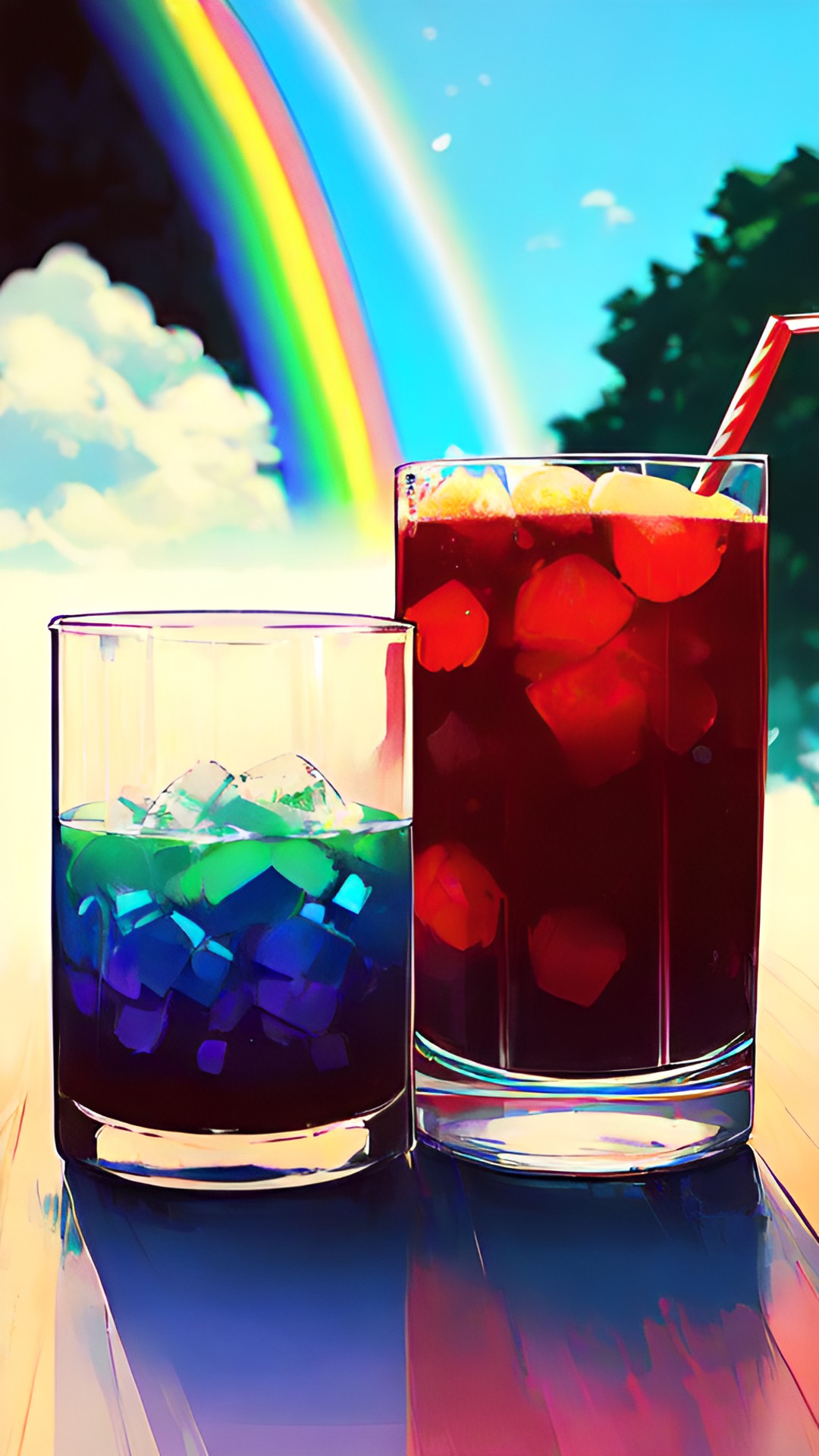 a rainbow drink it in the school i'm scary preview