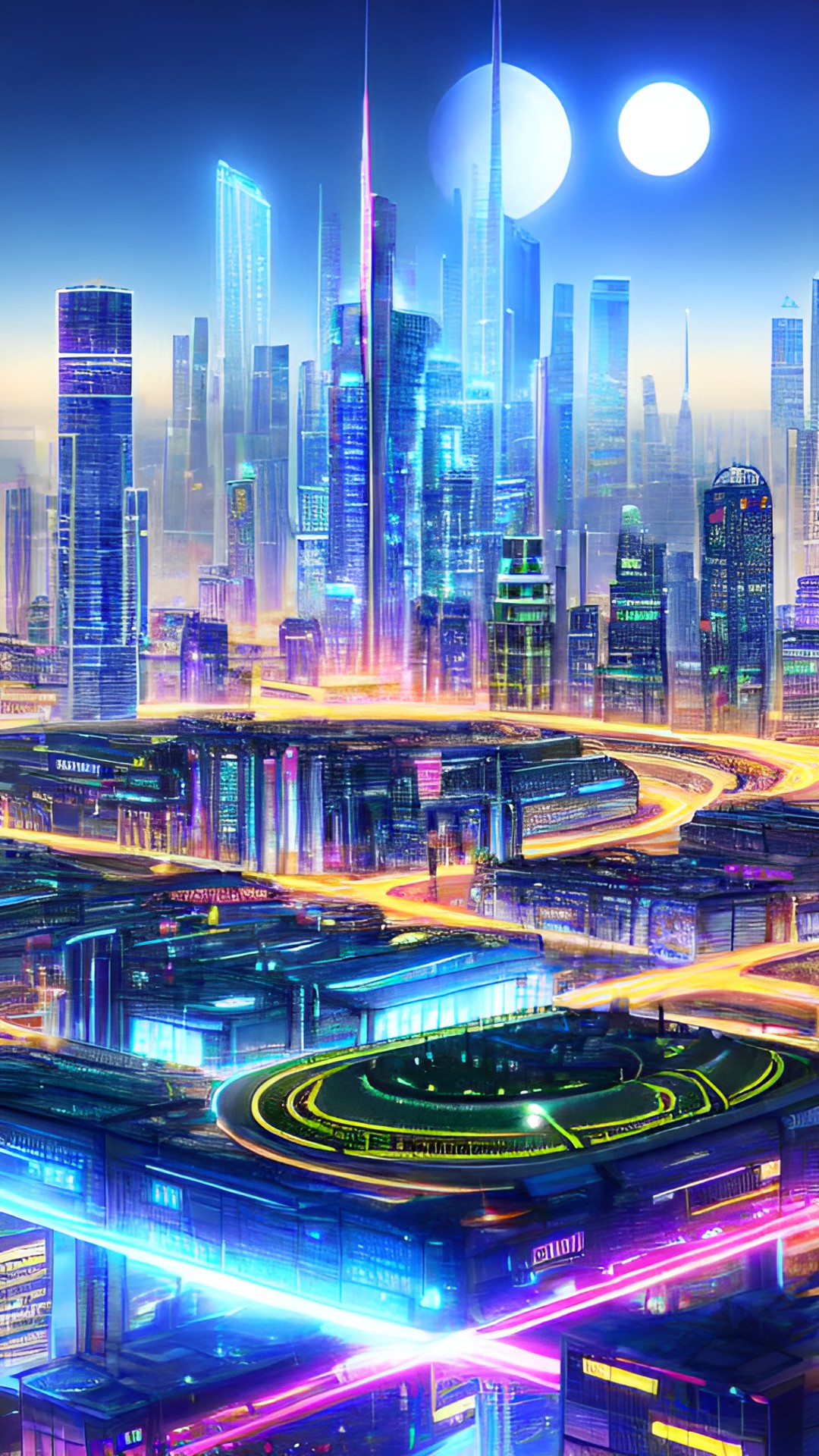 futuristic city preview