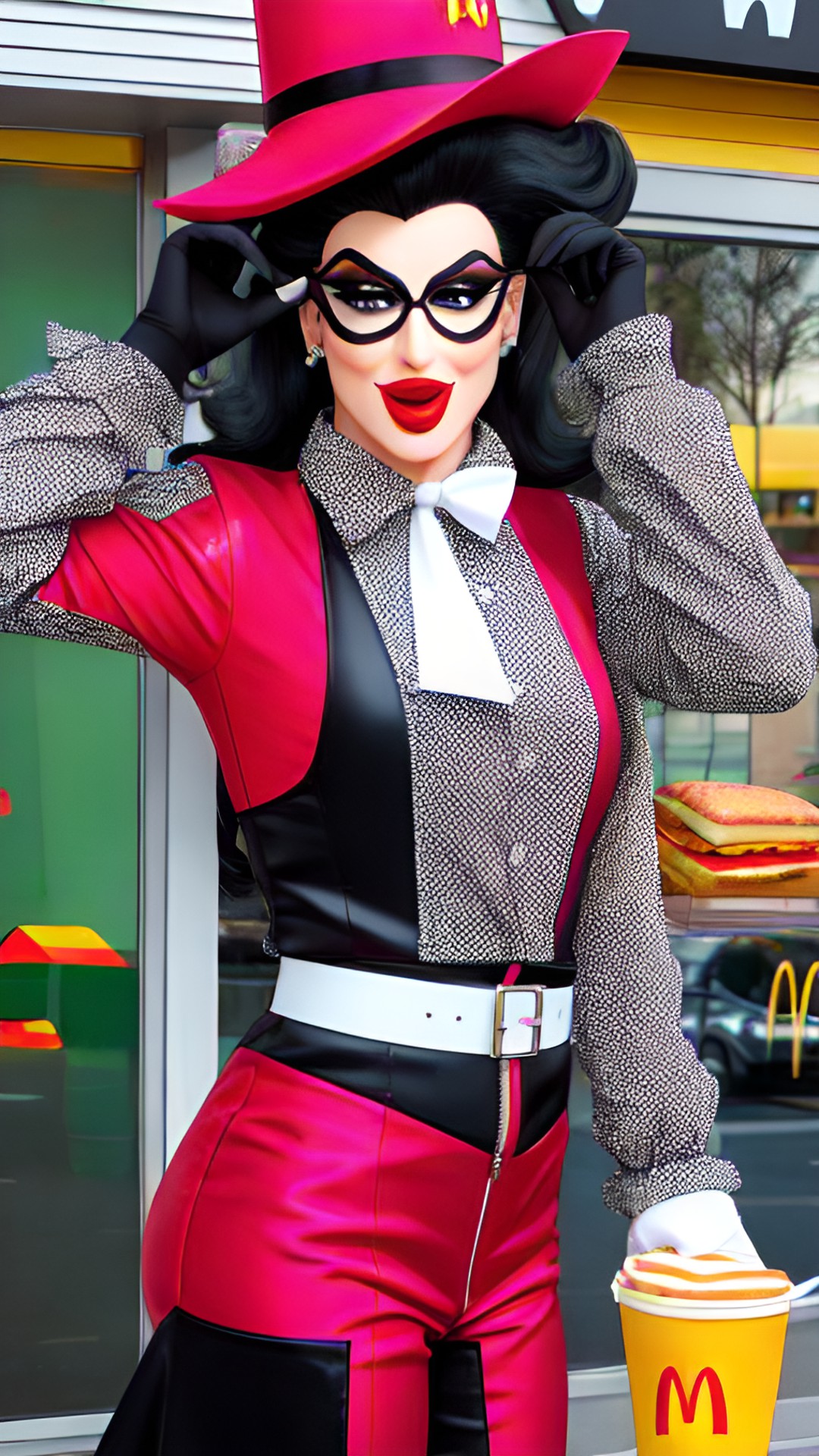 I’m Lovin’ It - the hamburgler from mcdonalds as a drag queen preview