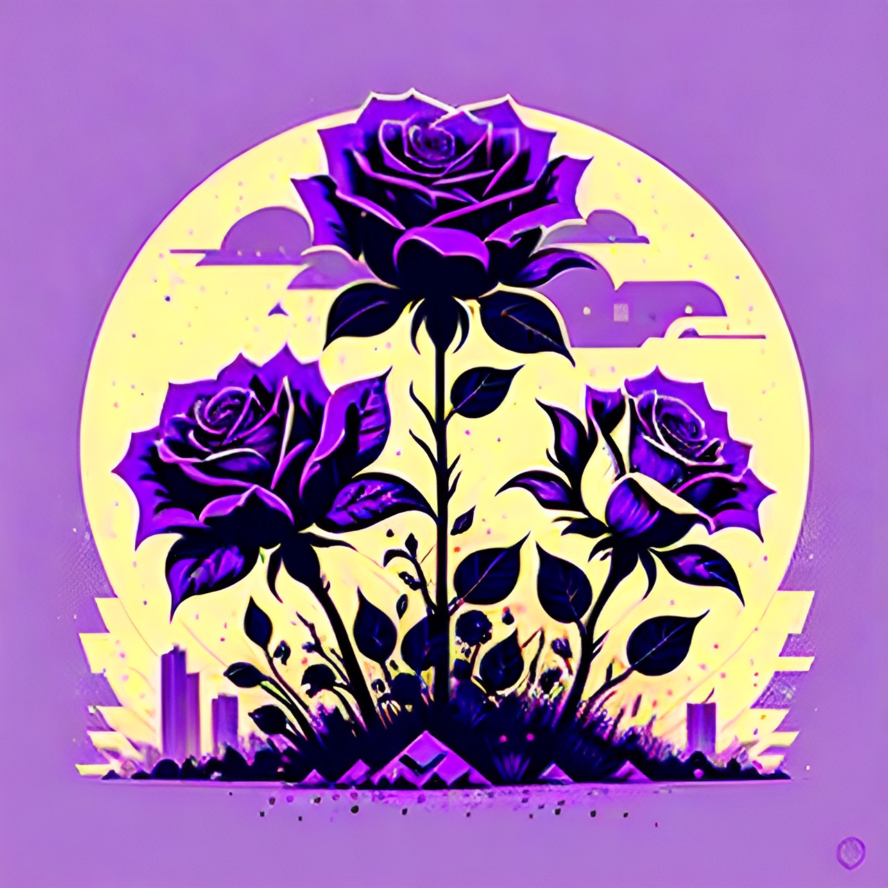 speak to em - purple post apocalyptic roses preview