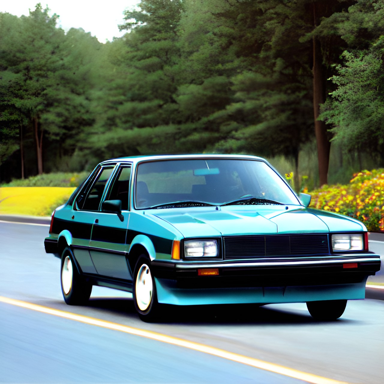 1985 fastest 4 door sedan cinematic preview