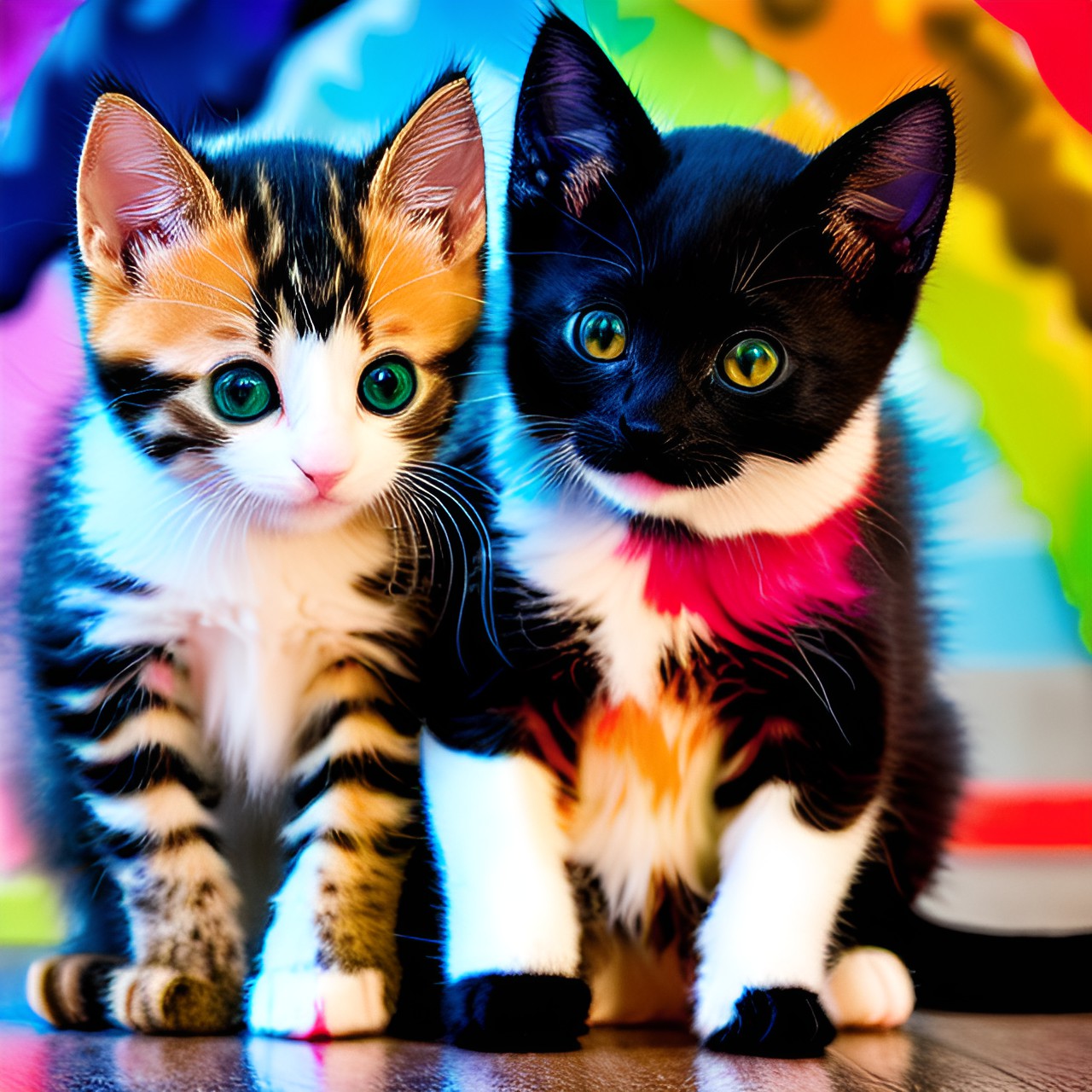 a double rainbow kitten robot the scary and cool and said double rainbow kitten preview