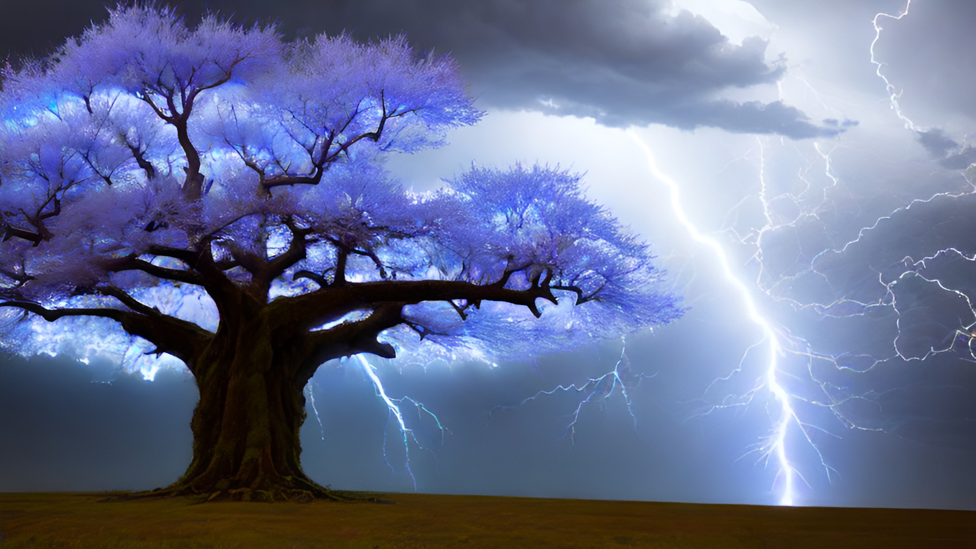 electric tree - lightning tree preview