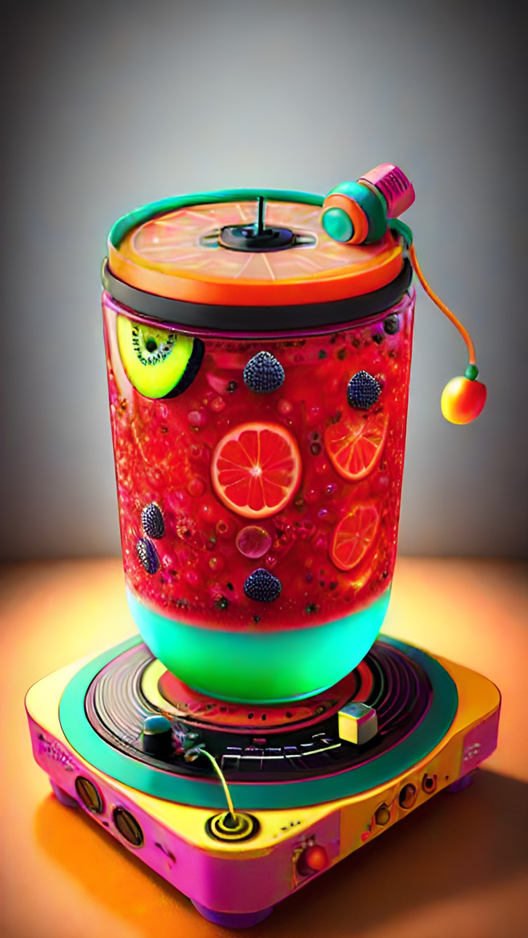 blender record player frullatore
fruit  drink dj mix head phone preview