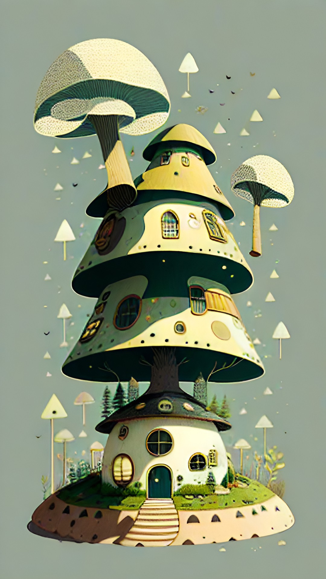 mushroom house preview