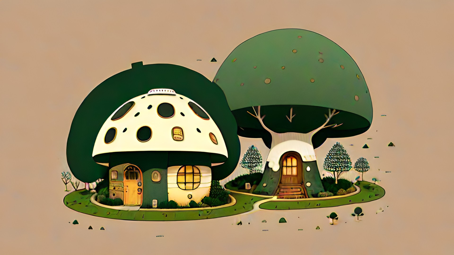 Mush ‘n roll - mushroom house preview