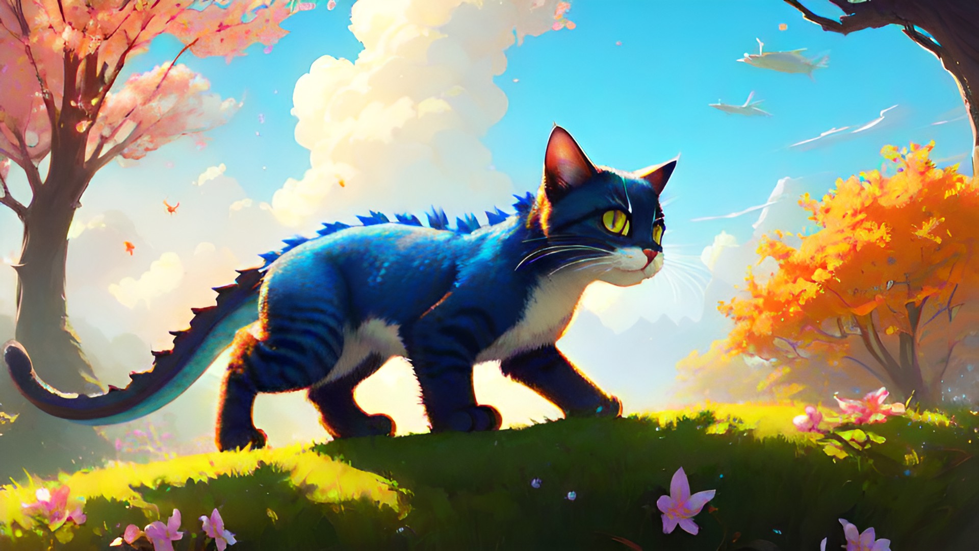 cat dragon preview