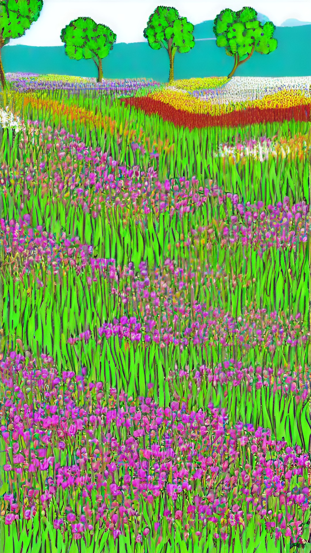 field of flowers preview