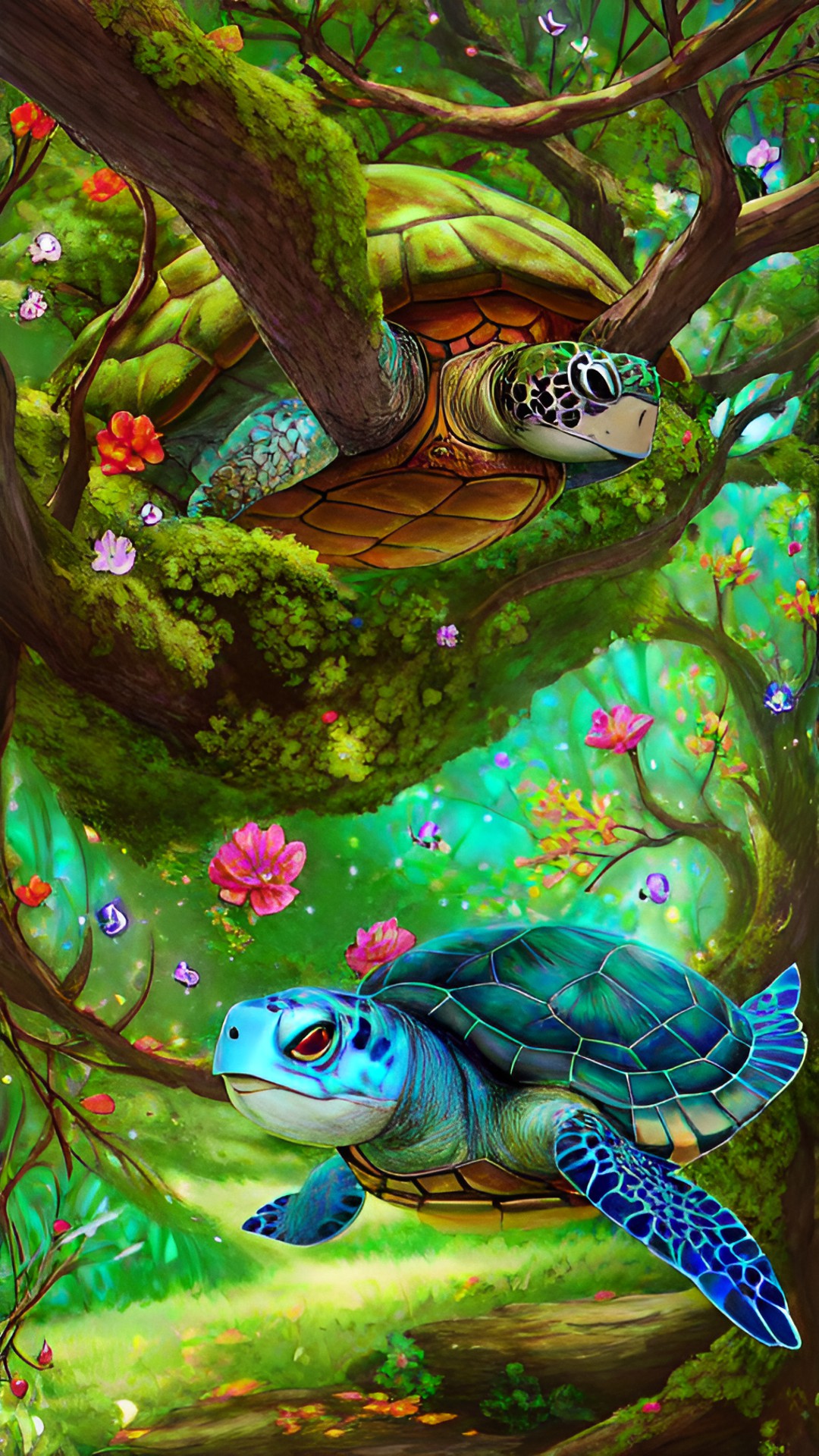 dryad turtle style:anime-v2 preview