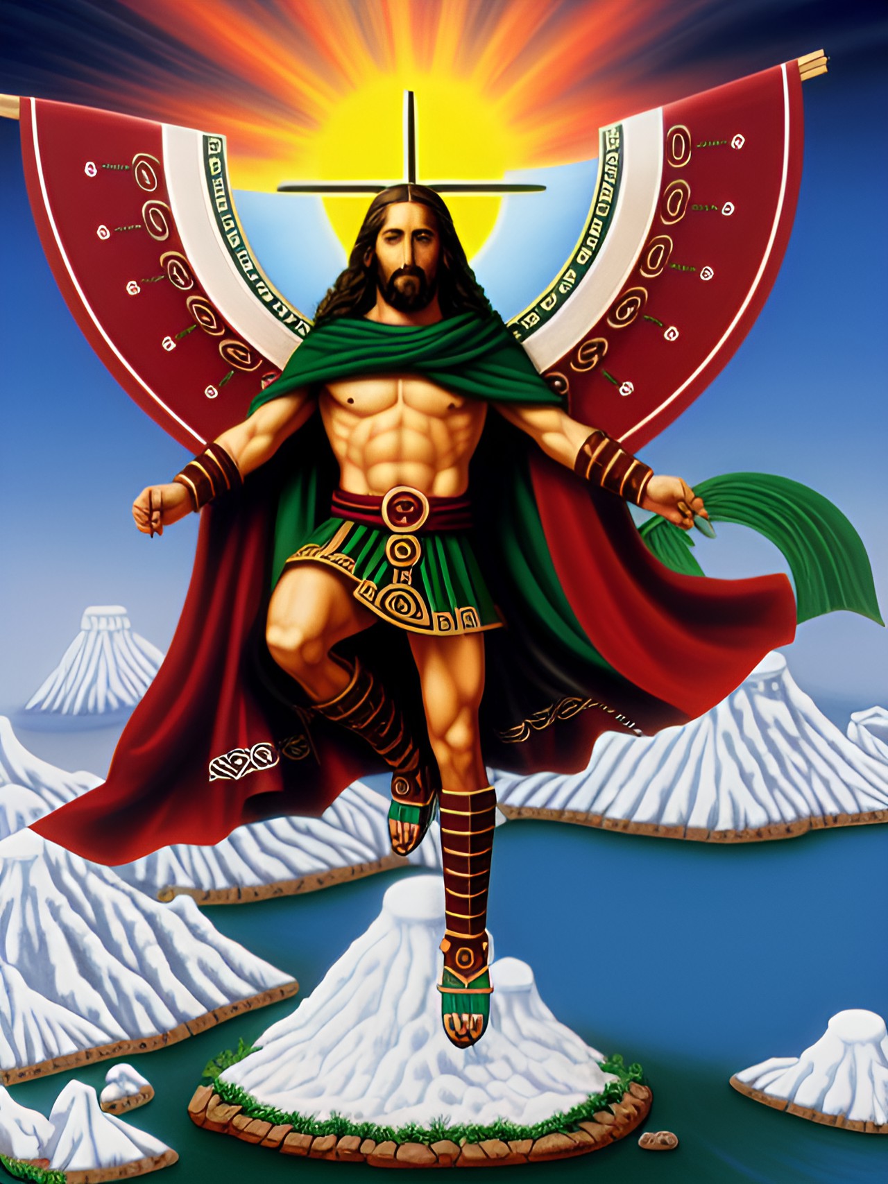 savior of the world - jesus christ as norse ojibwe celtic ethiopian japanese and aboriginal preview