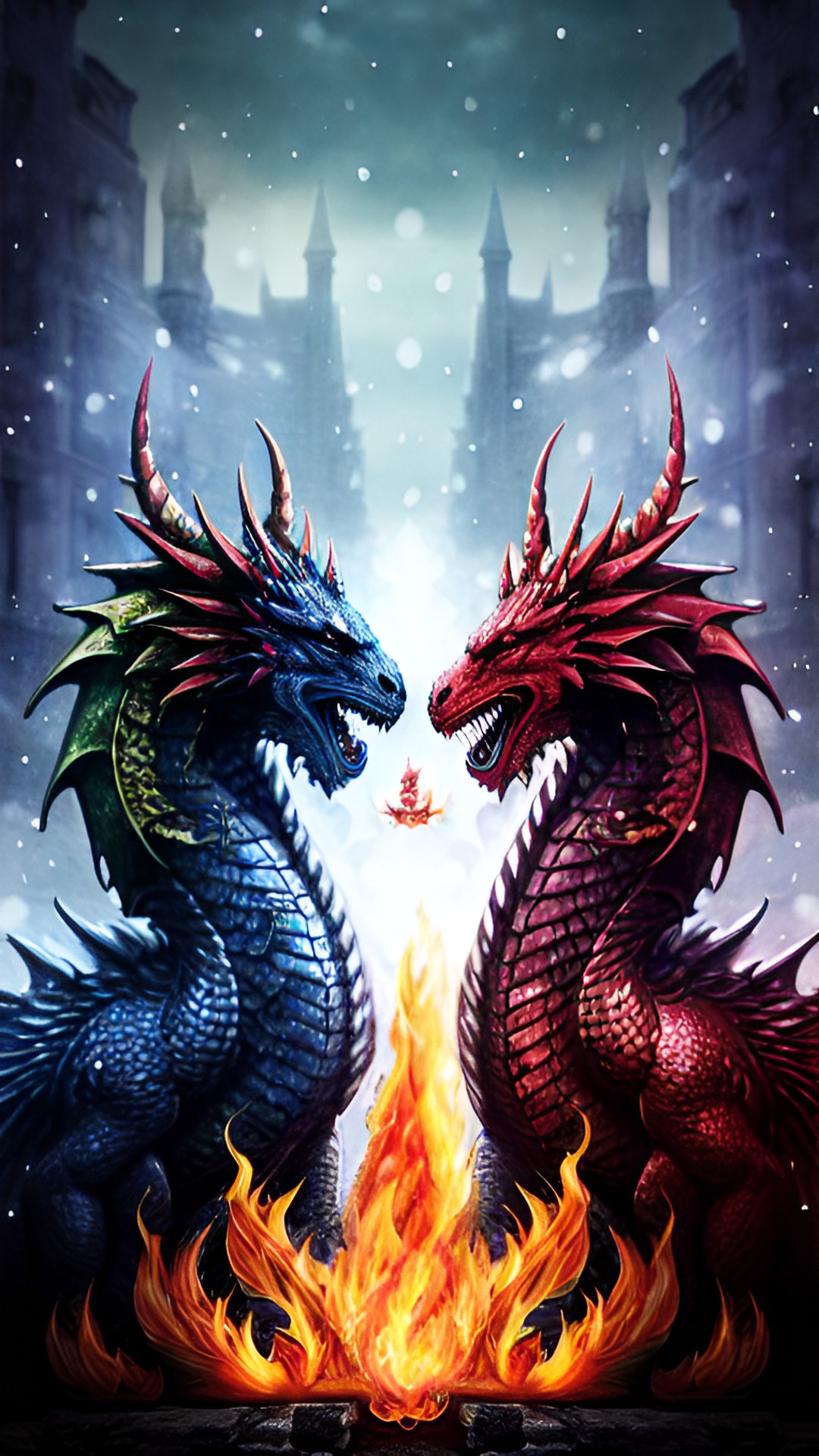 dragon - two dragon fire snow and fire dream preview