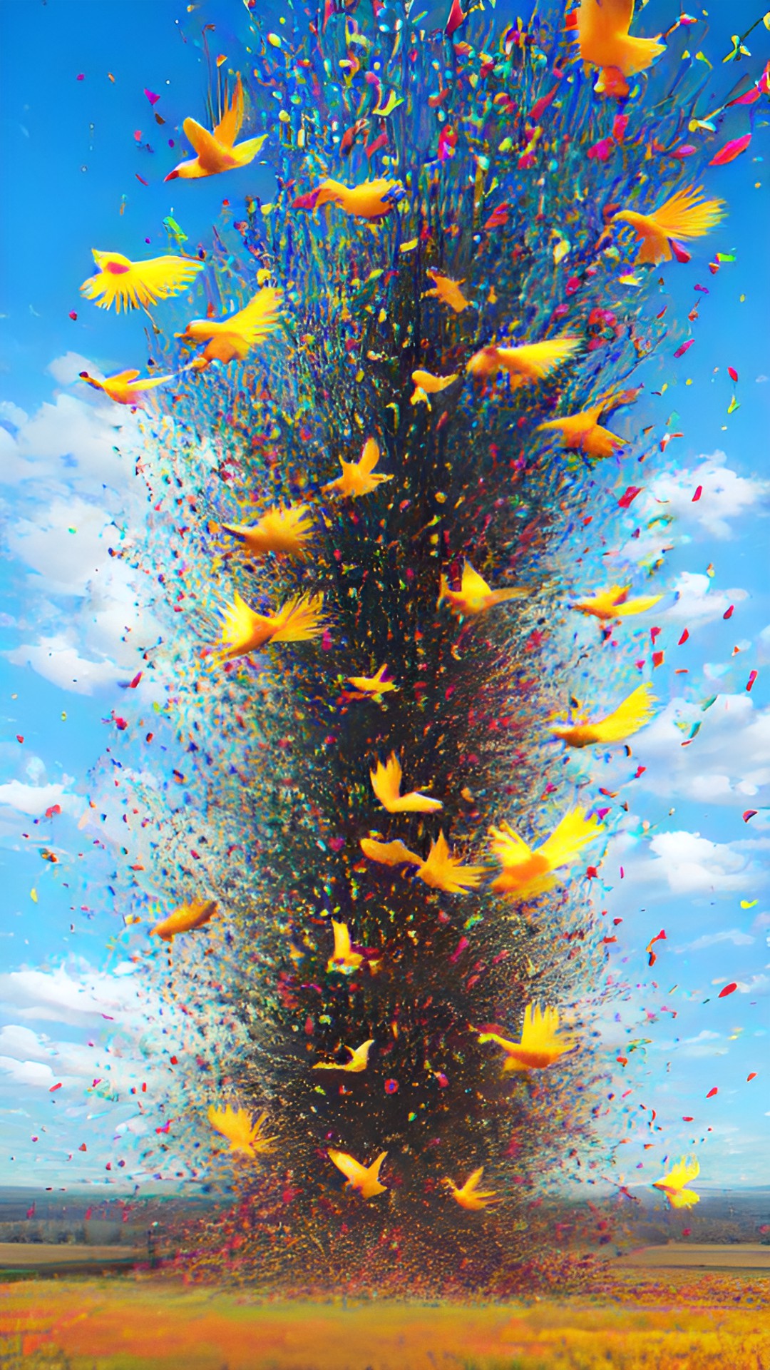 bird explosion preview