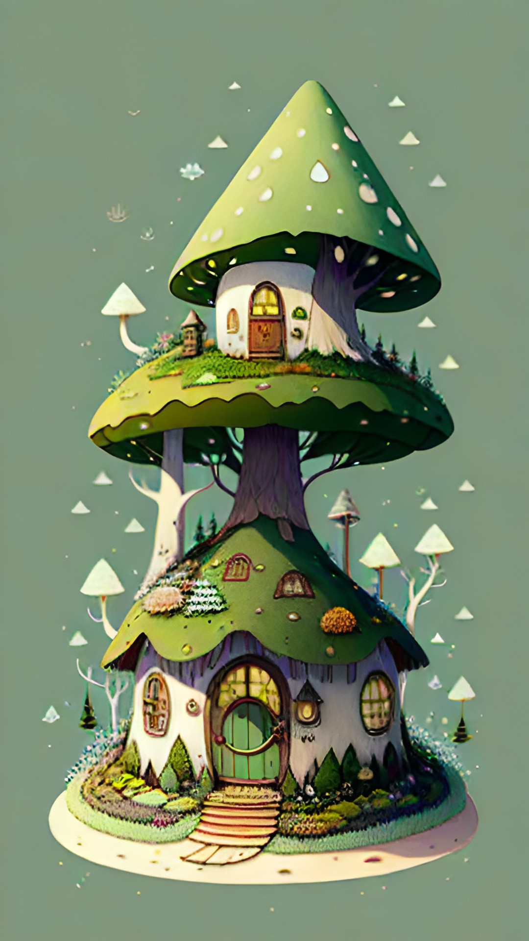 hidden fairy forest mushroom cottage preview