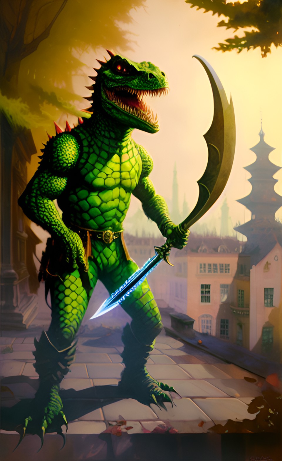 5281 - lizardman with sword preview