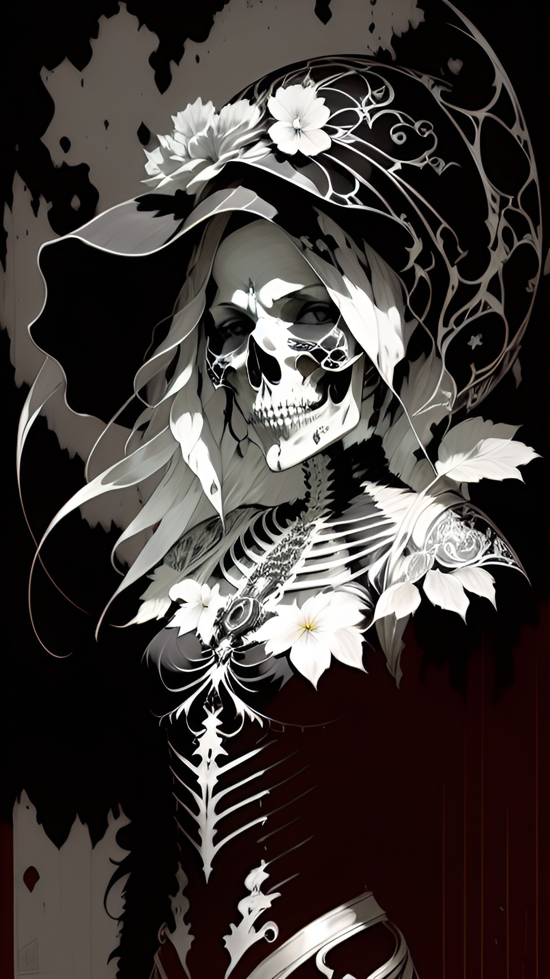 alphonse mucha skeleton preview