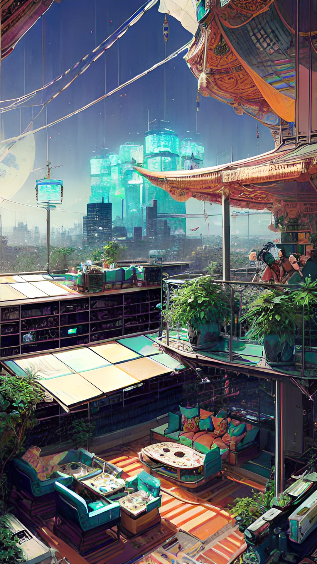 martian rooftop lounge preview