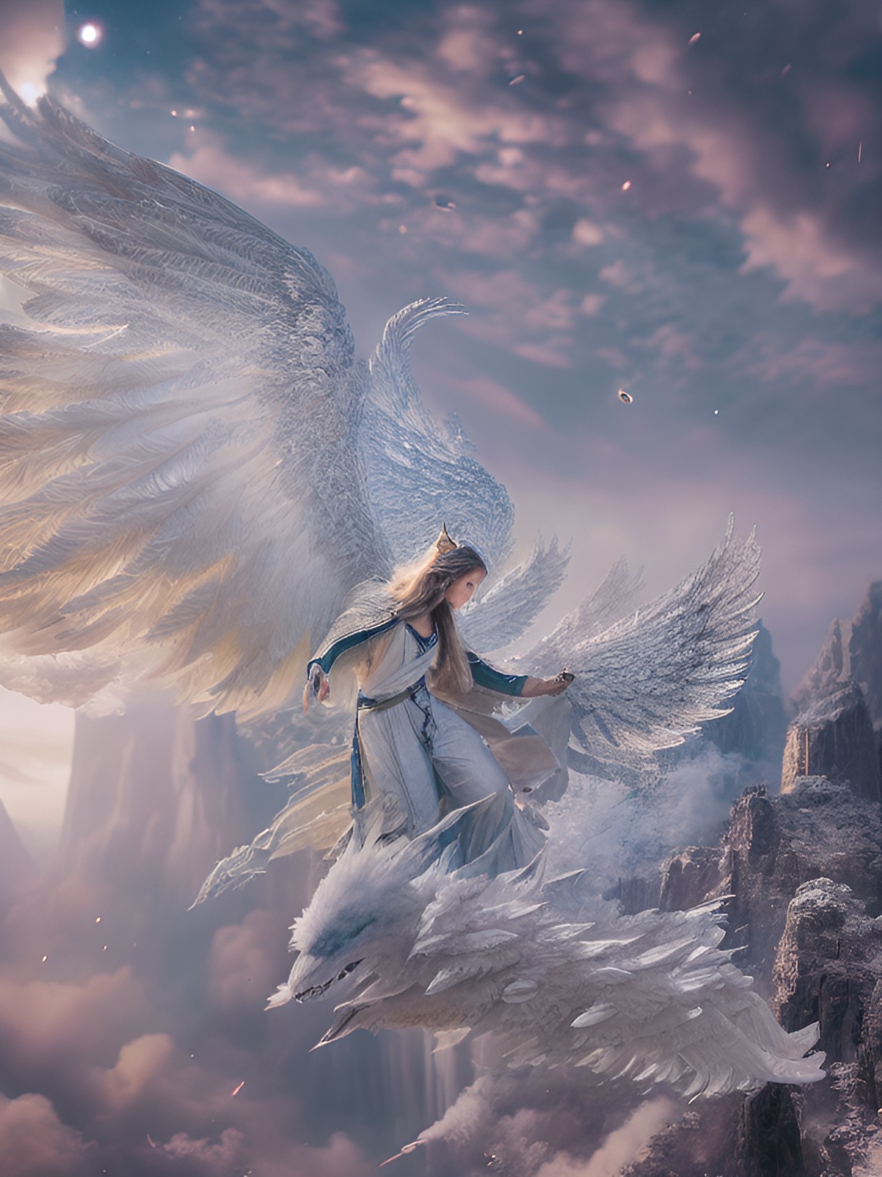 the angels, the armies of heaven, all the angels, micheal and gabriel, preview