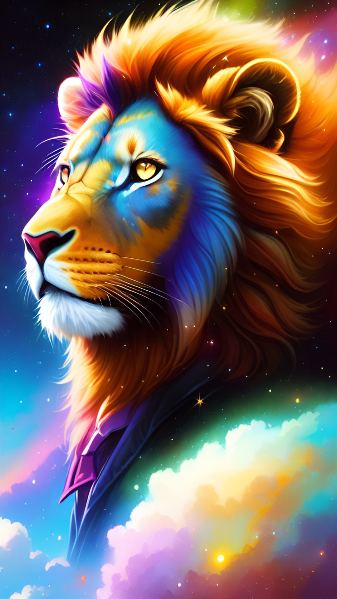 universe galaxy lion preview