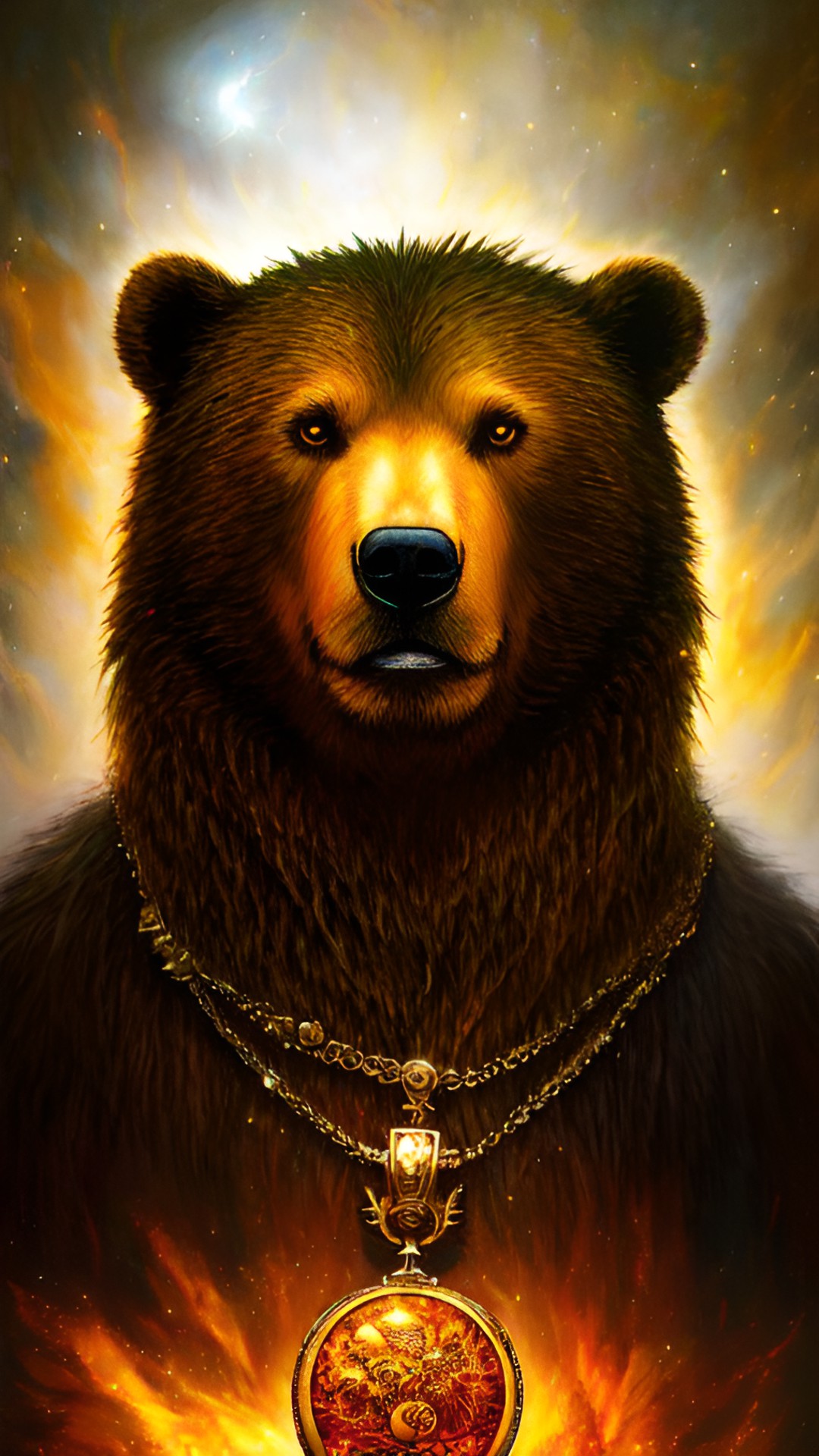 the amber bear, prehistoric imagination, magical amulet preview