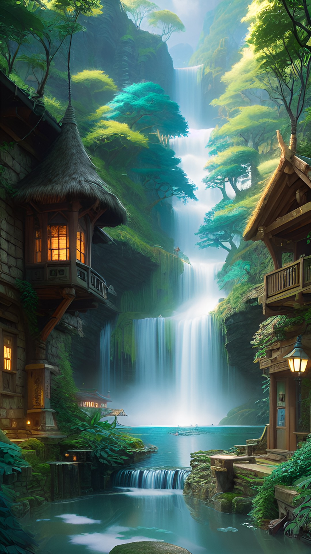 hidden village in the waterfall preview