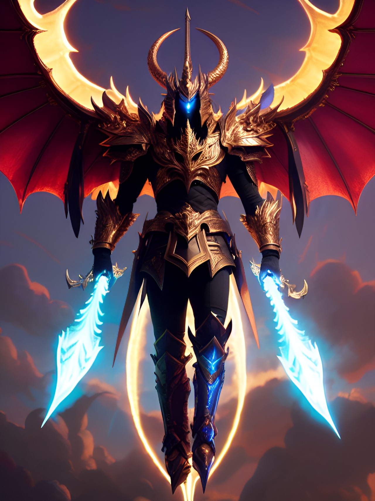 bahamut lord of light dragons wielding the primordial light as a weapon  - a majestic bahamut, ruler of the light dragons, stands tall and fierce. his luminous scales glisten l preview