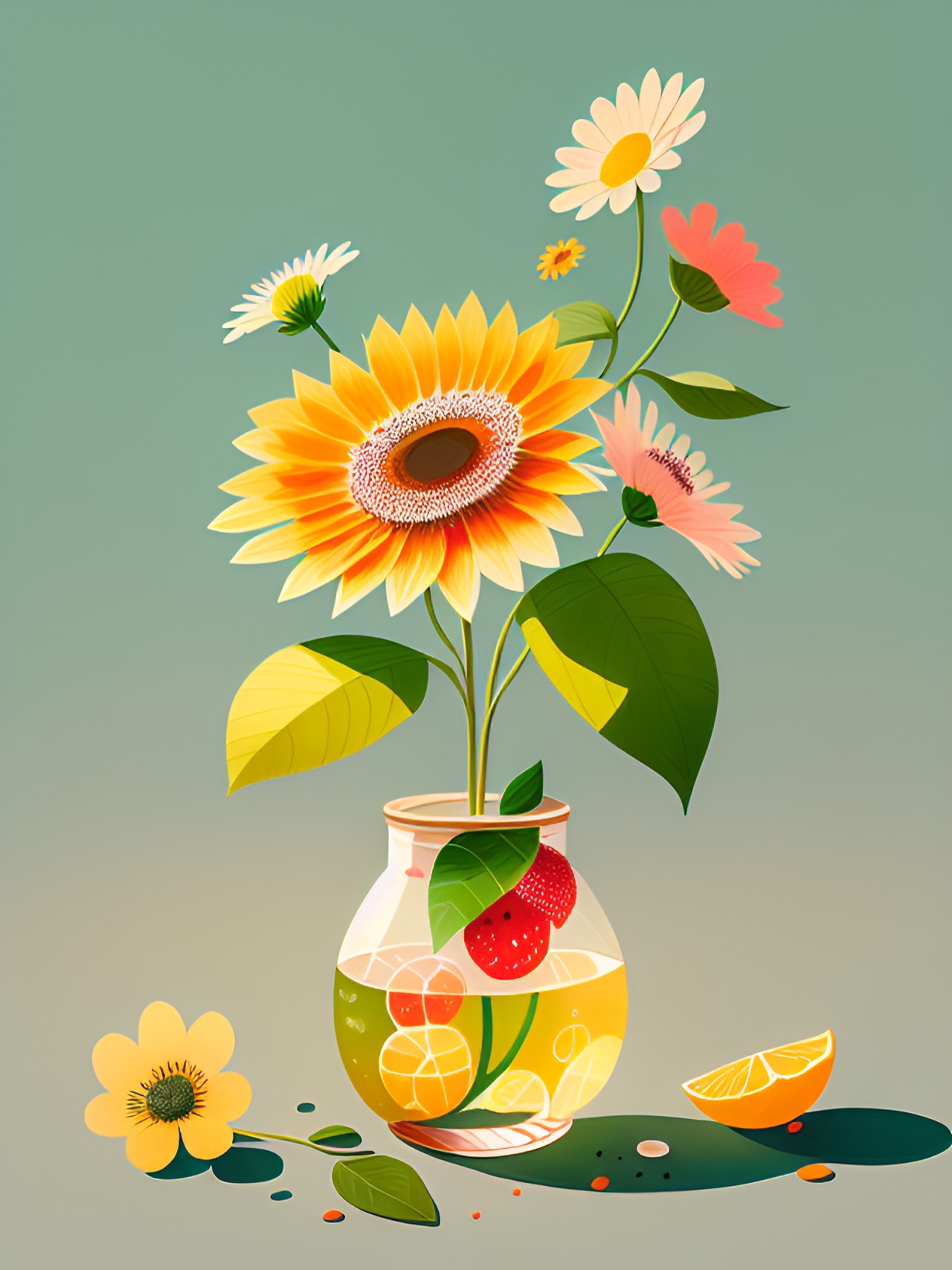 Summer Blossom - summer fruity flower drop preview