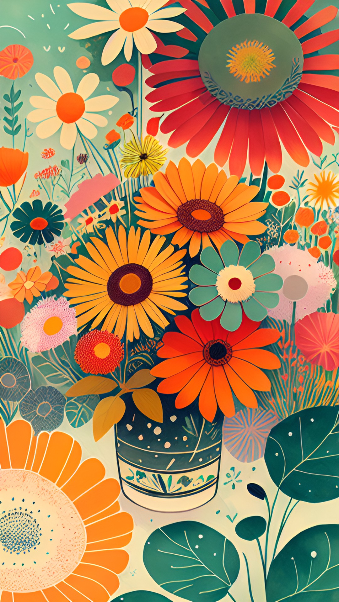 summer flowers preview