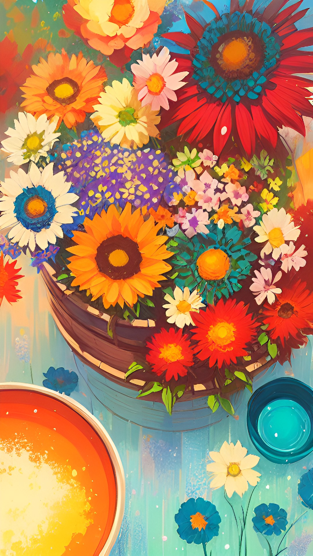 summer flowers preview