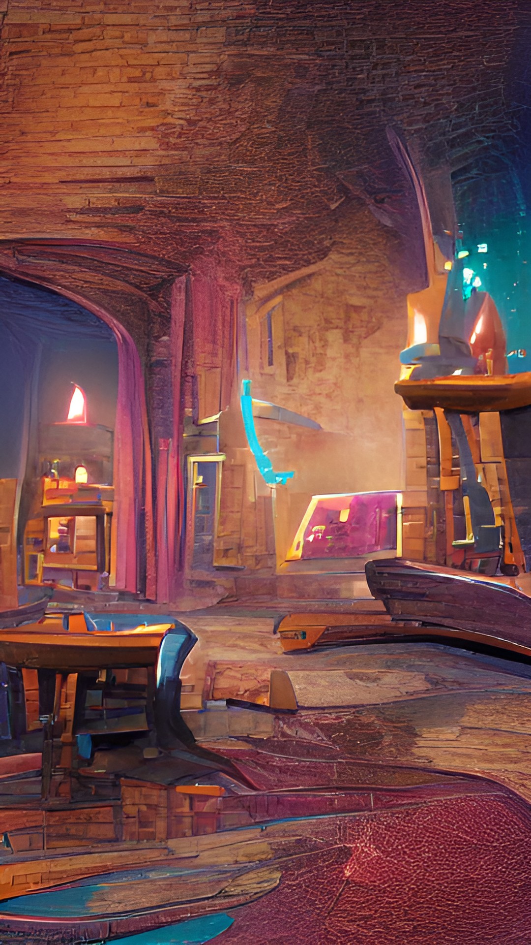 a wizard's living room preview