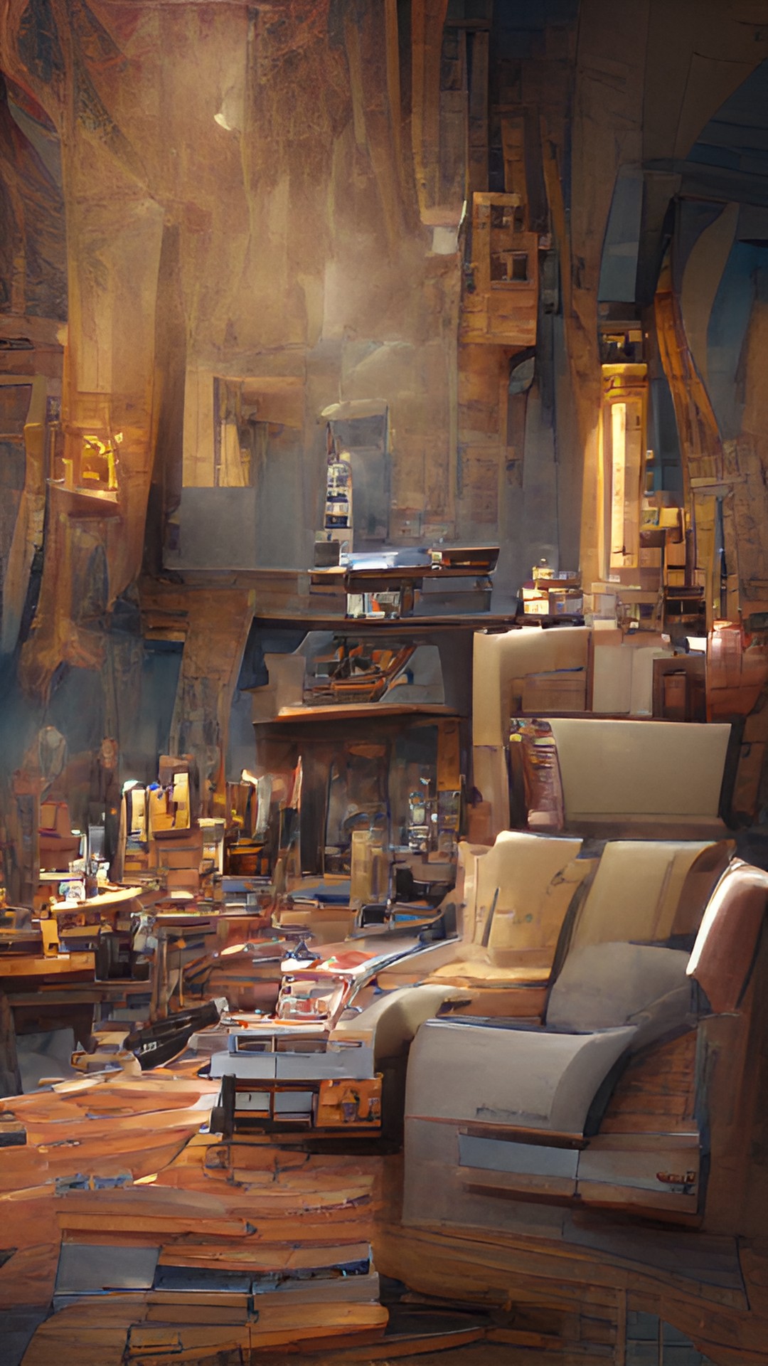 a wizard's living room preview